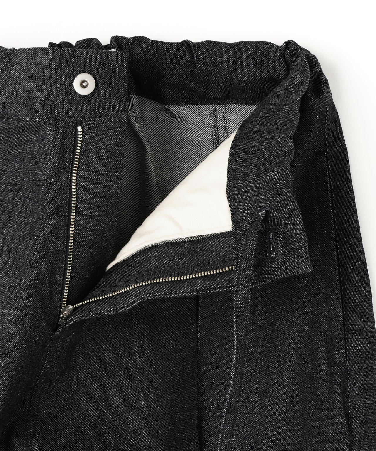 sageNATION / BOX PLEAT TROUSER DENIM