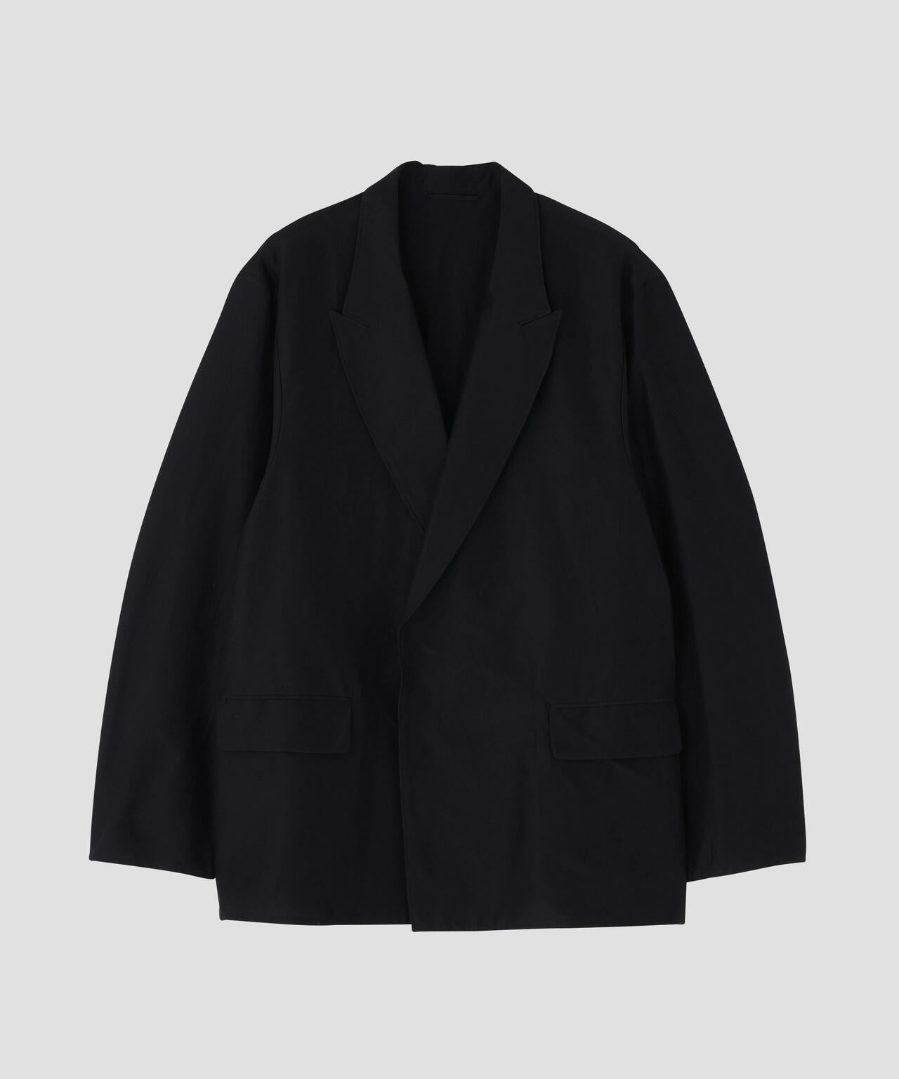 blurhms / SILK WOOL COTTON PEAKED LAPEL CARDIGAN JACKET