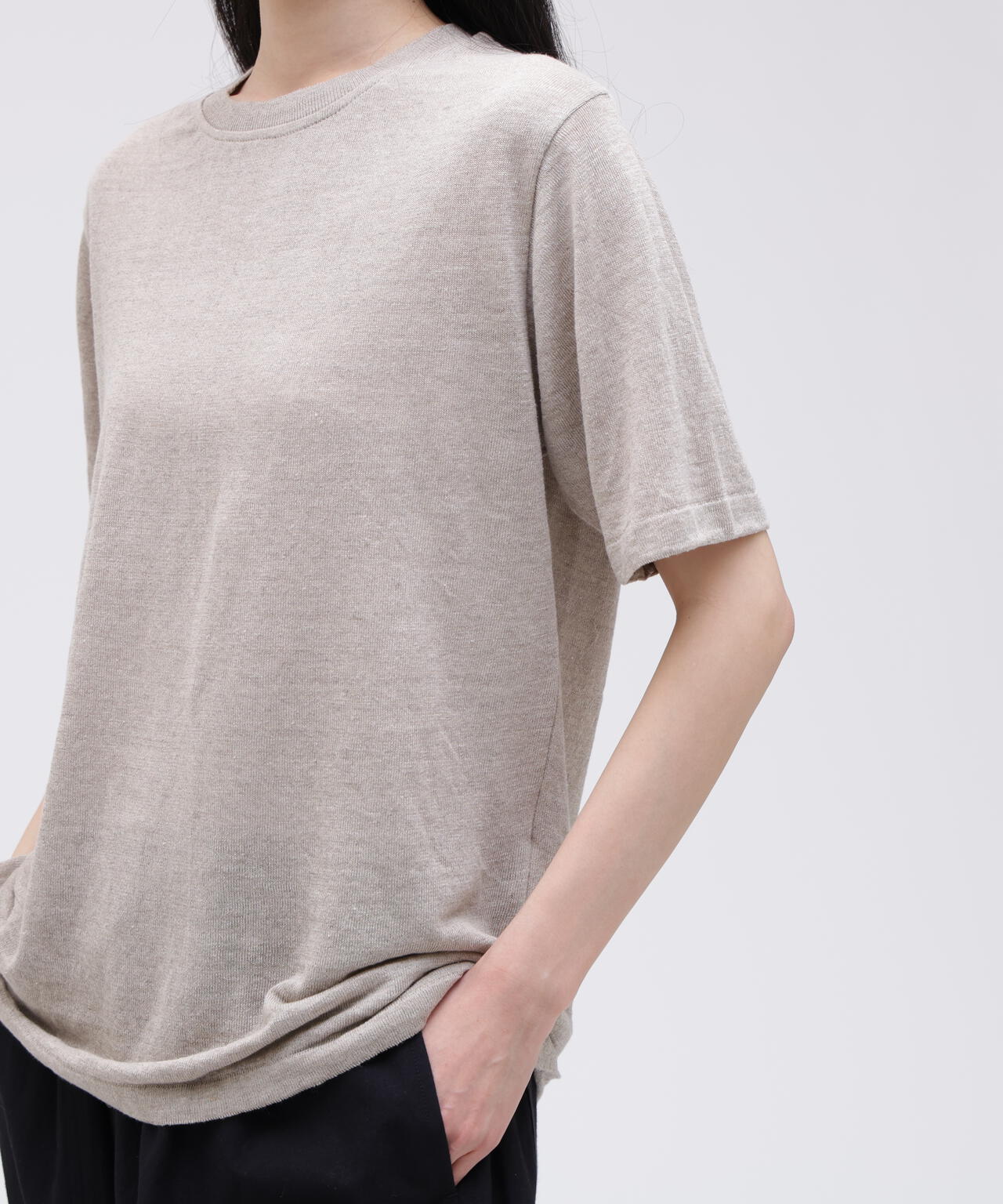 Yonetomi / AMA LINEN KNIT TEE