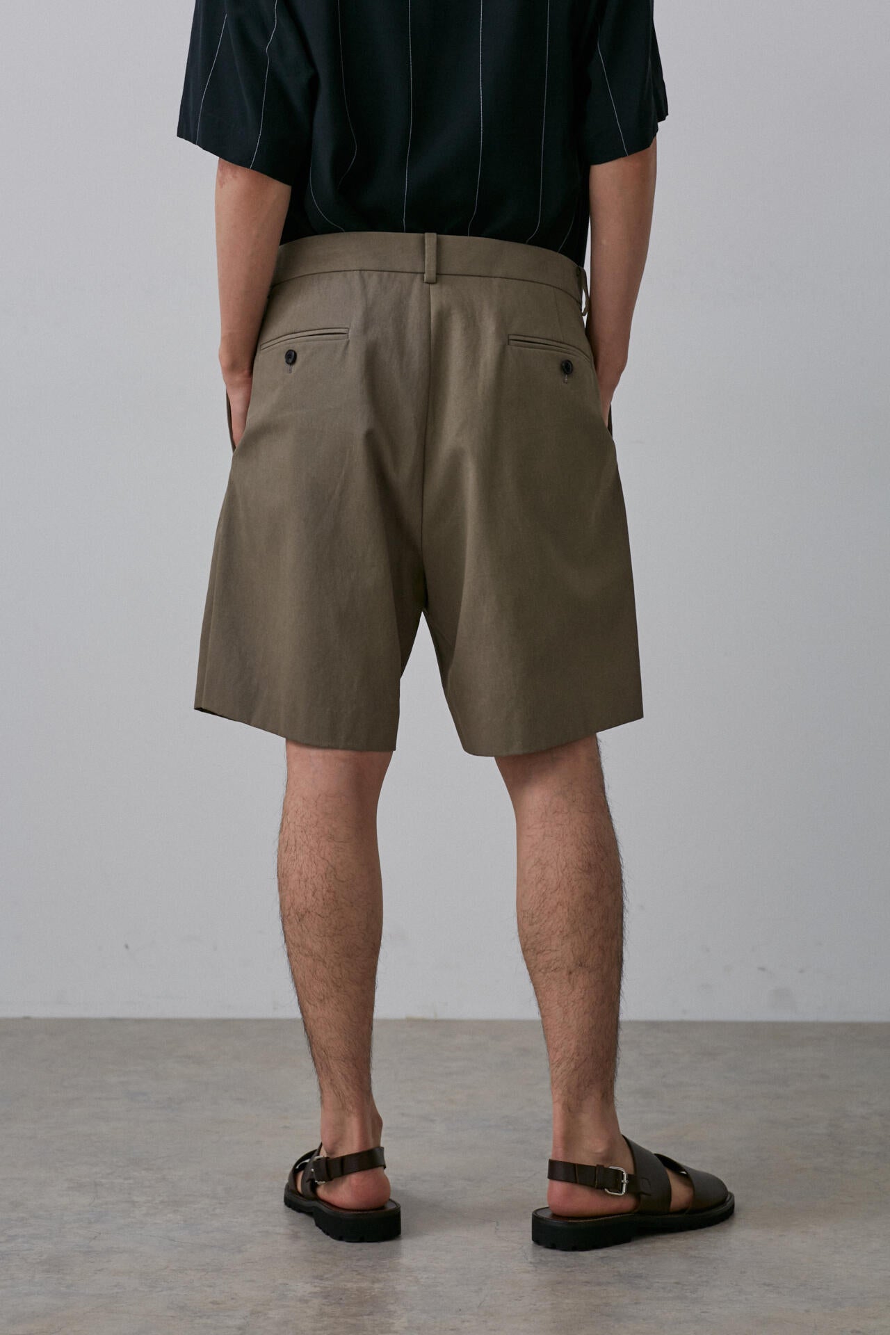 YLEVE / COTTON VOILE GABARDINE NIDOM SHORTS