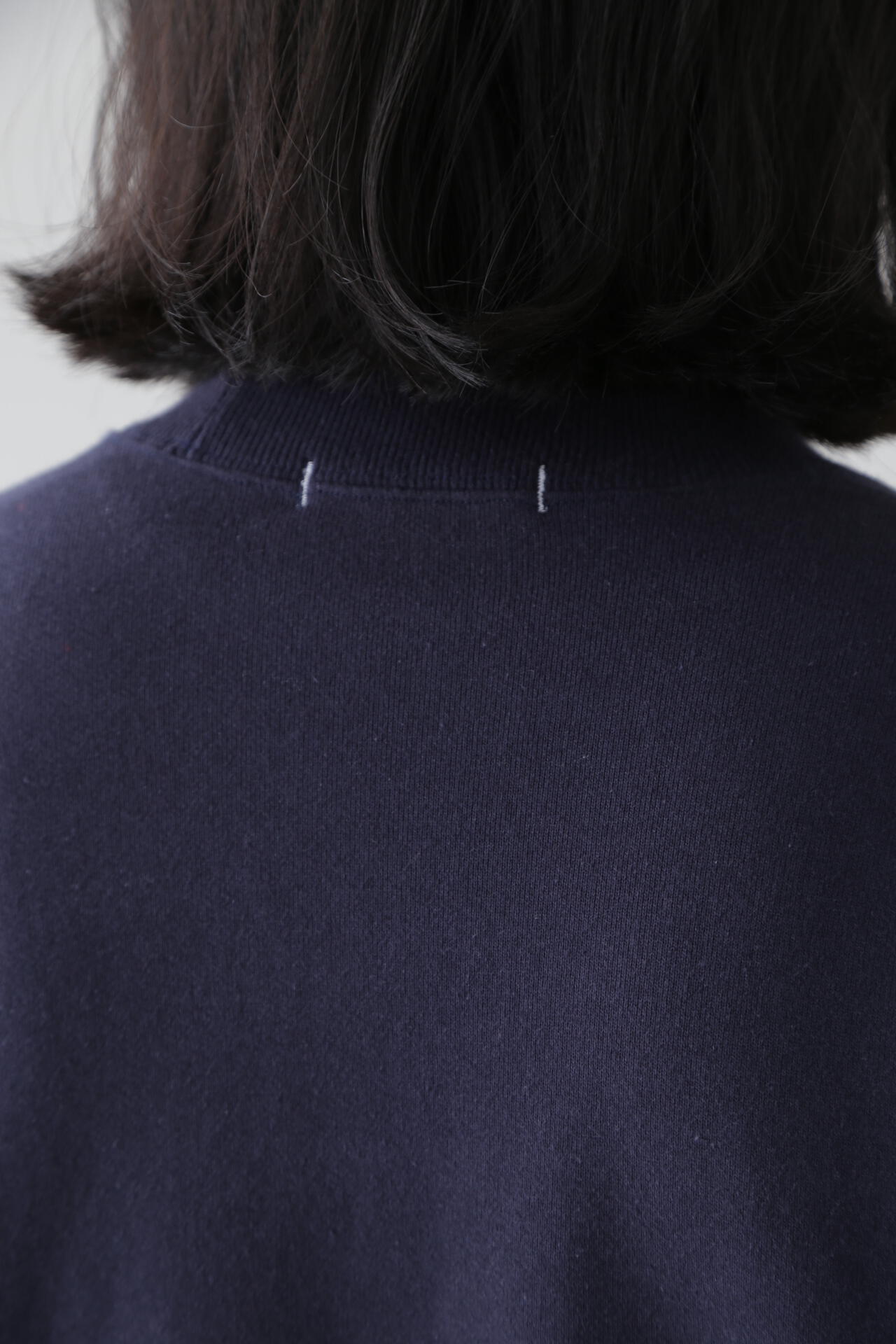 Y / ORGANIC COTTON BLEND HEAVY WEIGHT FLEECE CREW NECK