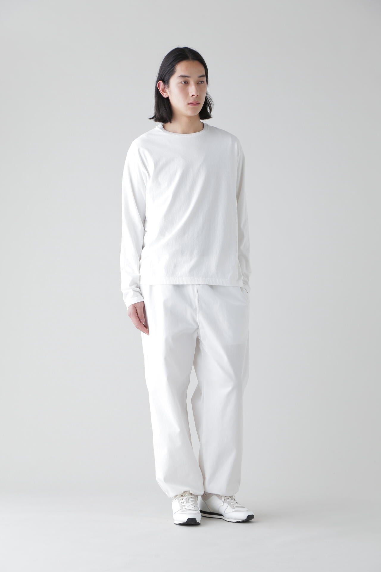 Y / ORGANIC COTTON JERSEY L/S T