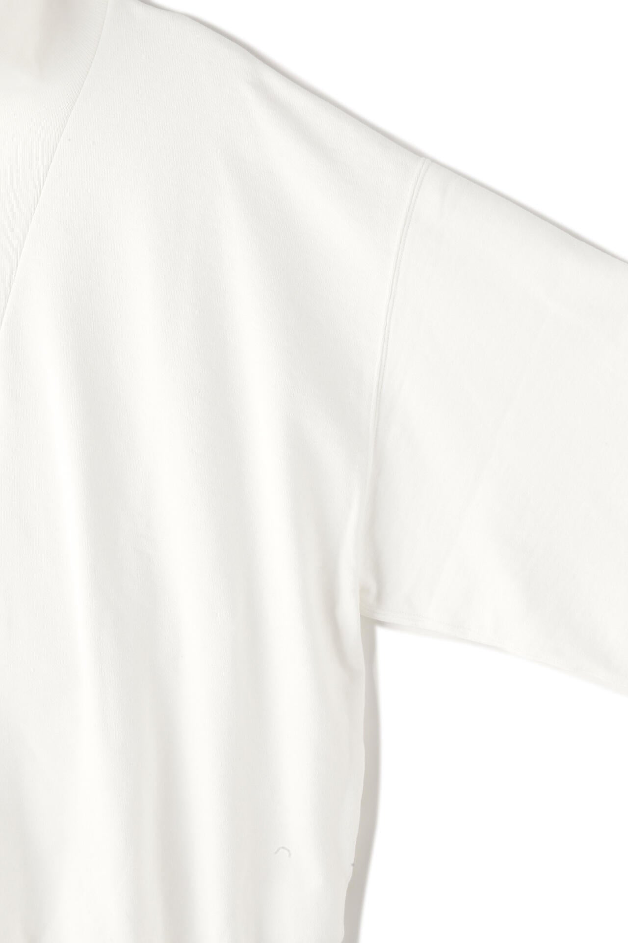 Y / ORGANIC COTTON BLEND HEAVY WEIGHT FLEECE HALF ZIP