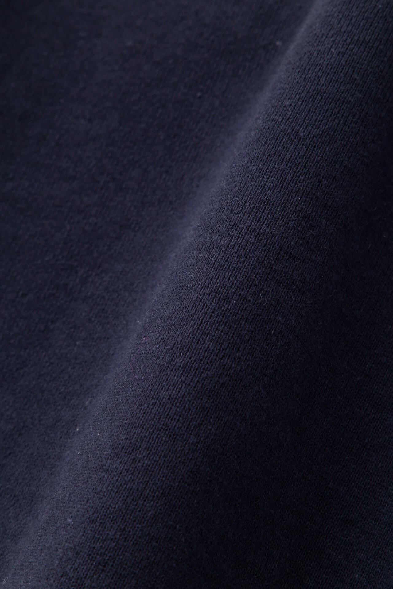 Y / ORGANIC COTTON BLEND HEAVY WEIGHT FLEECE HALF ZIP