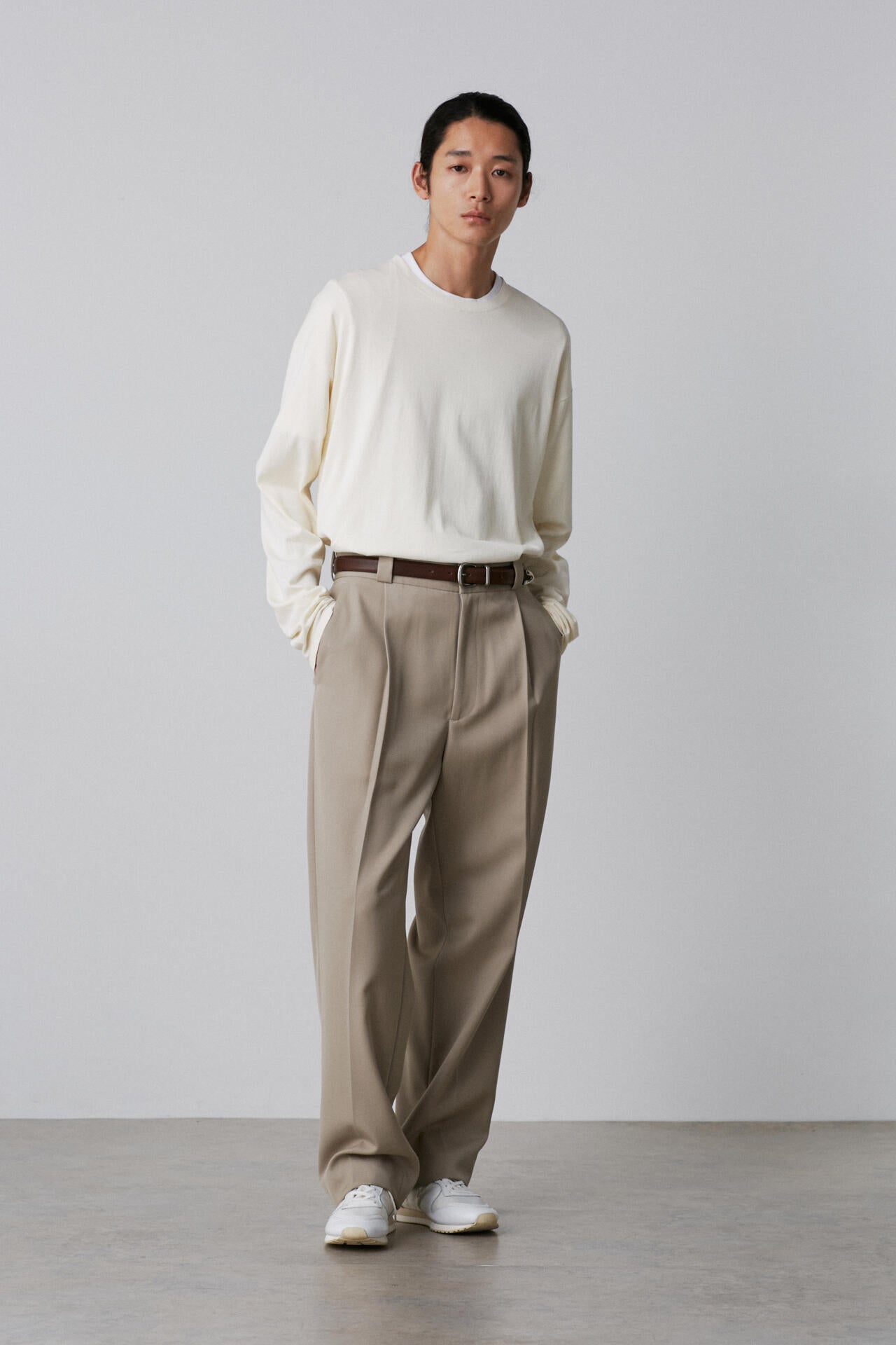 YLEVE / WOOL SURGE TROUSERS
