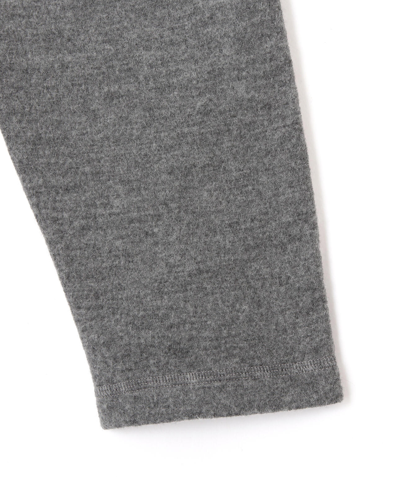 YLEVE / ULTRAFINE MERINO MILLED WOOL KNIT HALF ZIP PULL OVER
