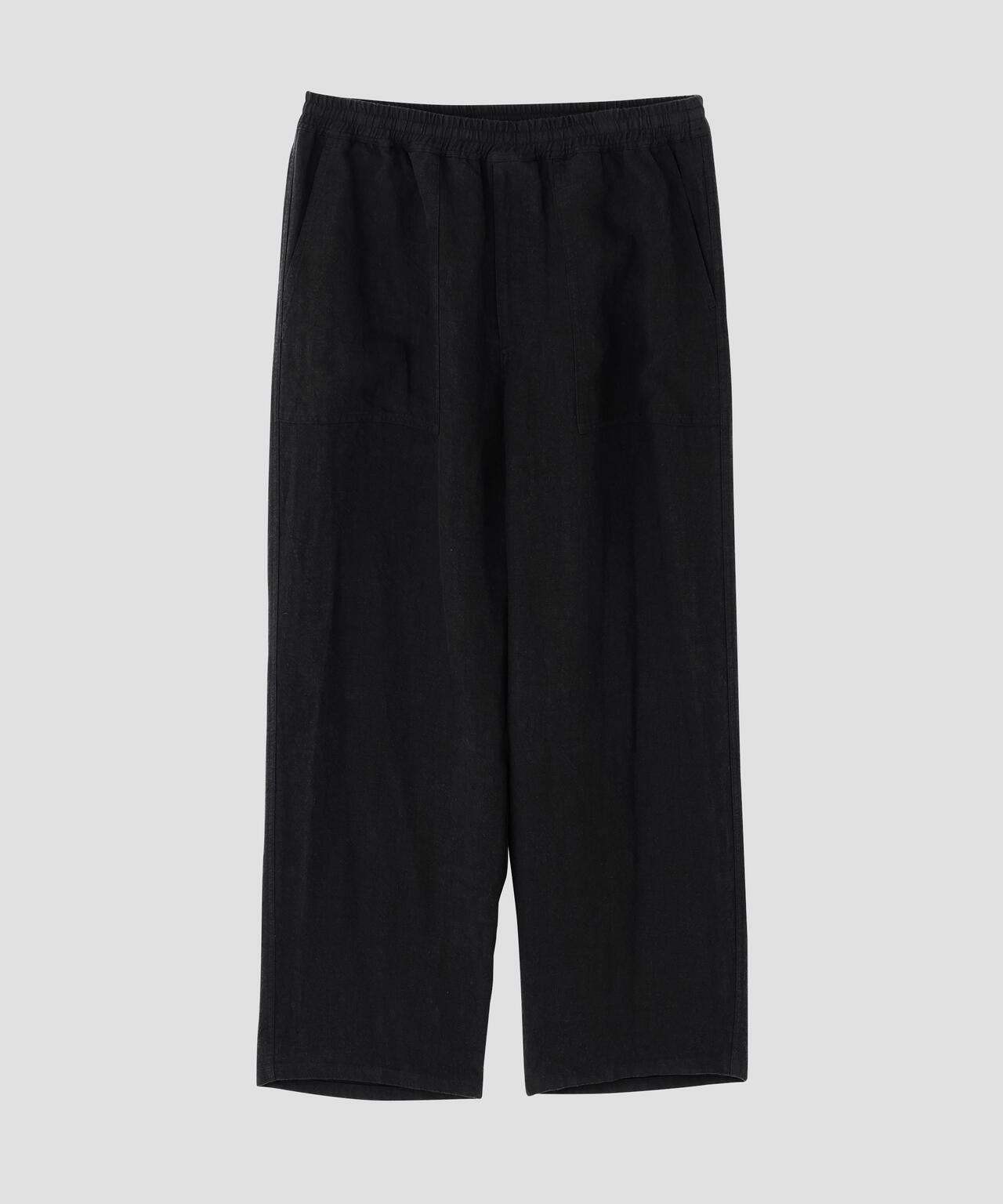 YLEVE / LINEN CANVAS EAZY PANTS