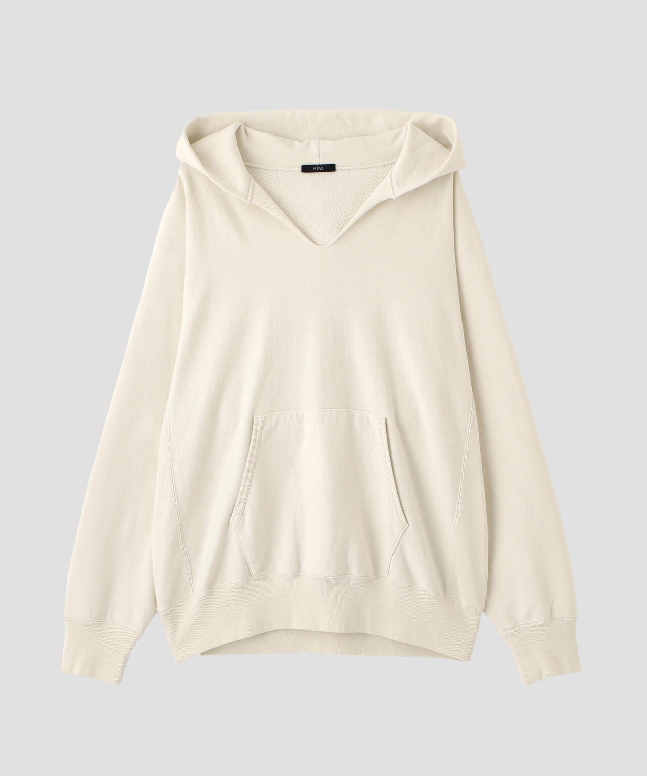 YLEVE / ORGANIC COTTON SUN FADED SWEAT HOODIE