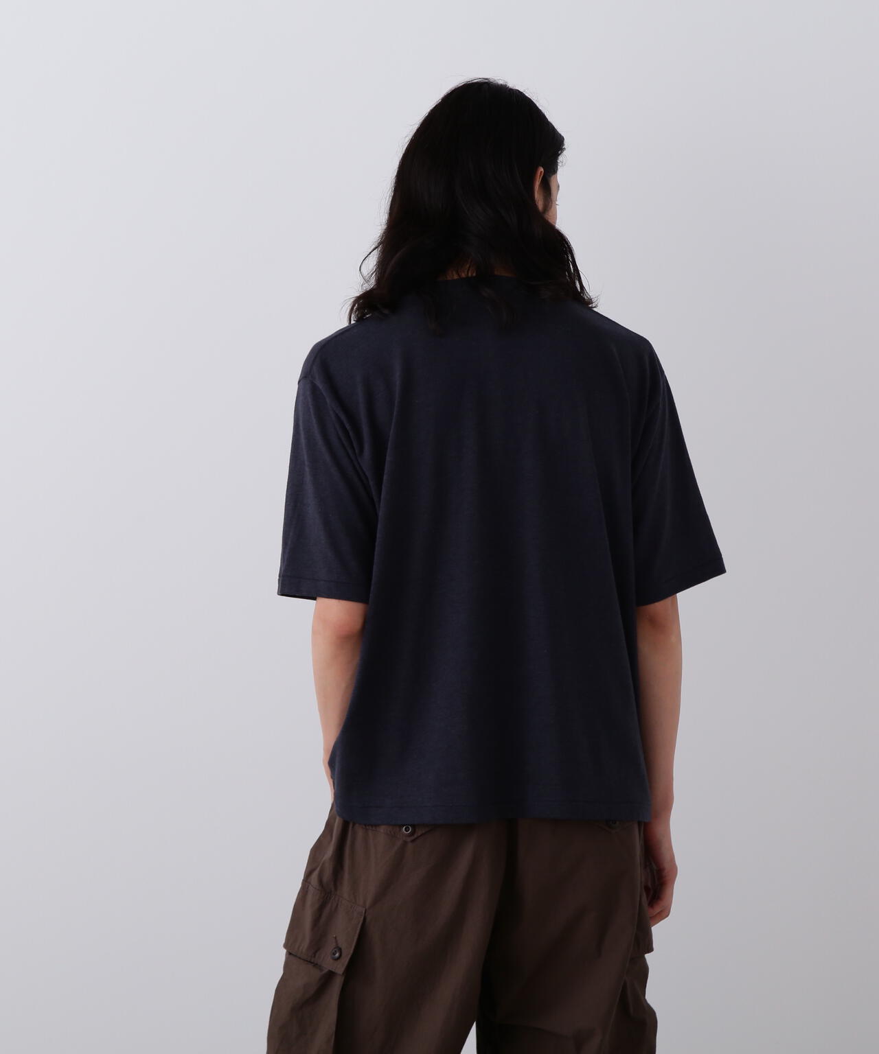 YLEVE / TETRON COTTON SLUB YARN JERSEY POCKET T-SHIRT