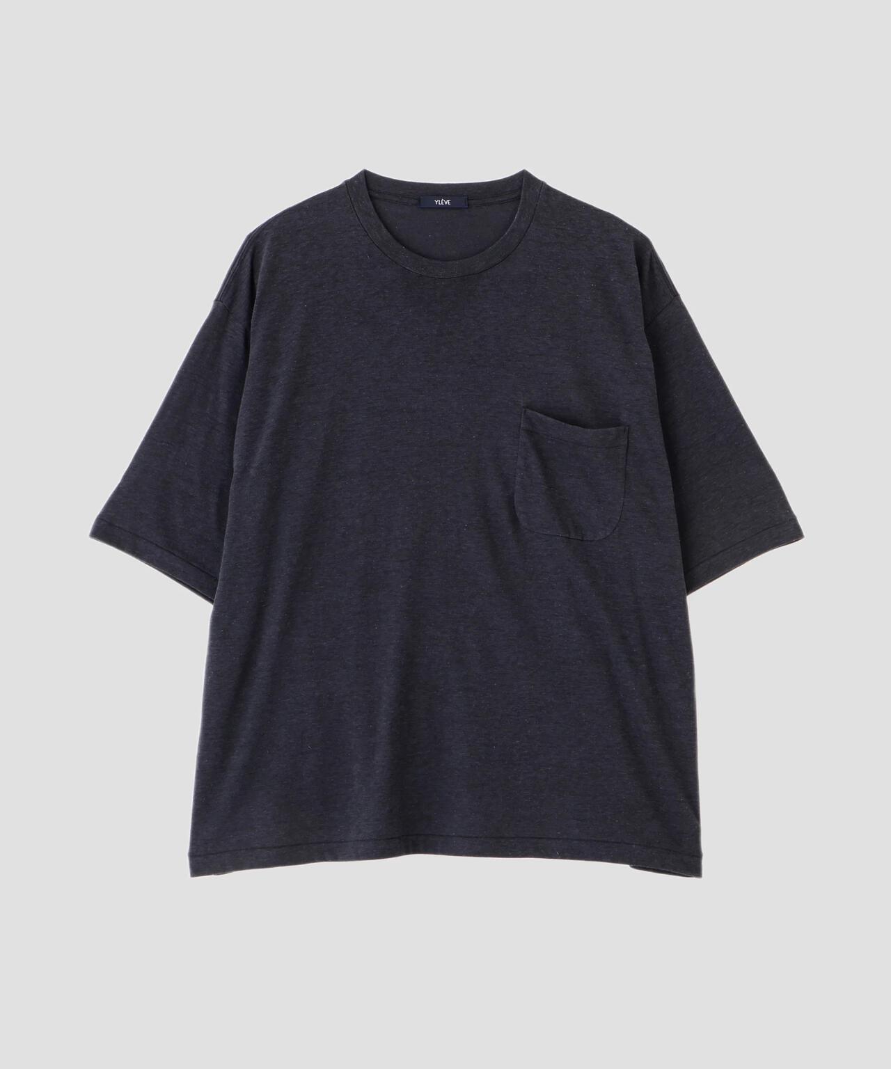 YLEVE / TETRON COTTON SLUB YARN JERSEY POCKET T-SHIRT