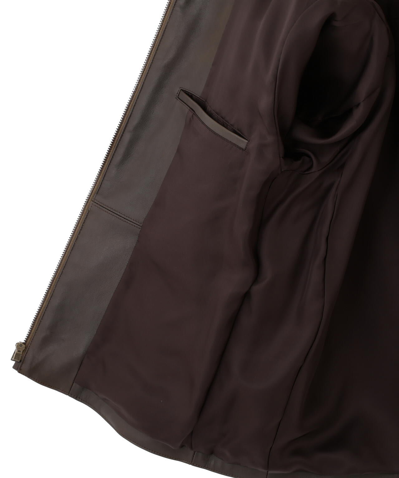 YLEVE / SHEEP AVIATOR LEATHER JACKET
