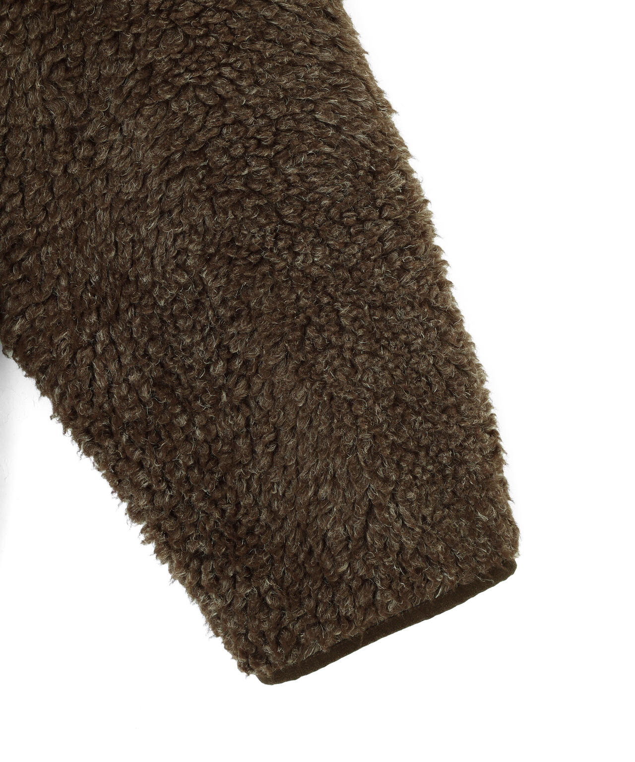 YLEVE / LINEN RAMIE POLYESTER BOA BLOUSON