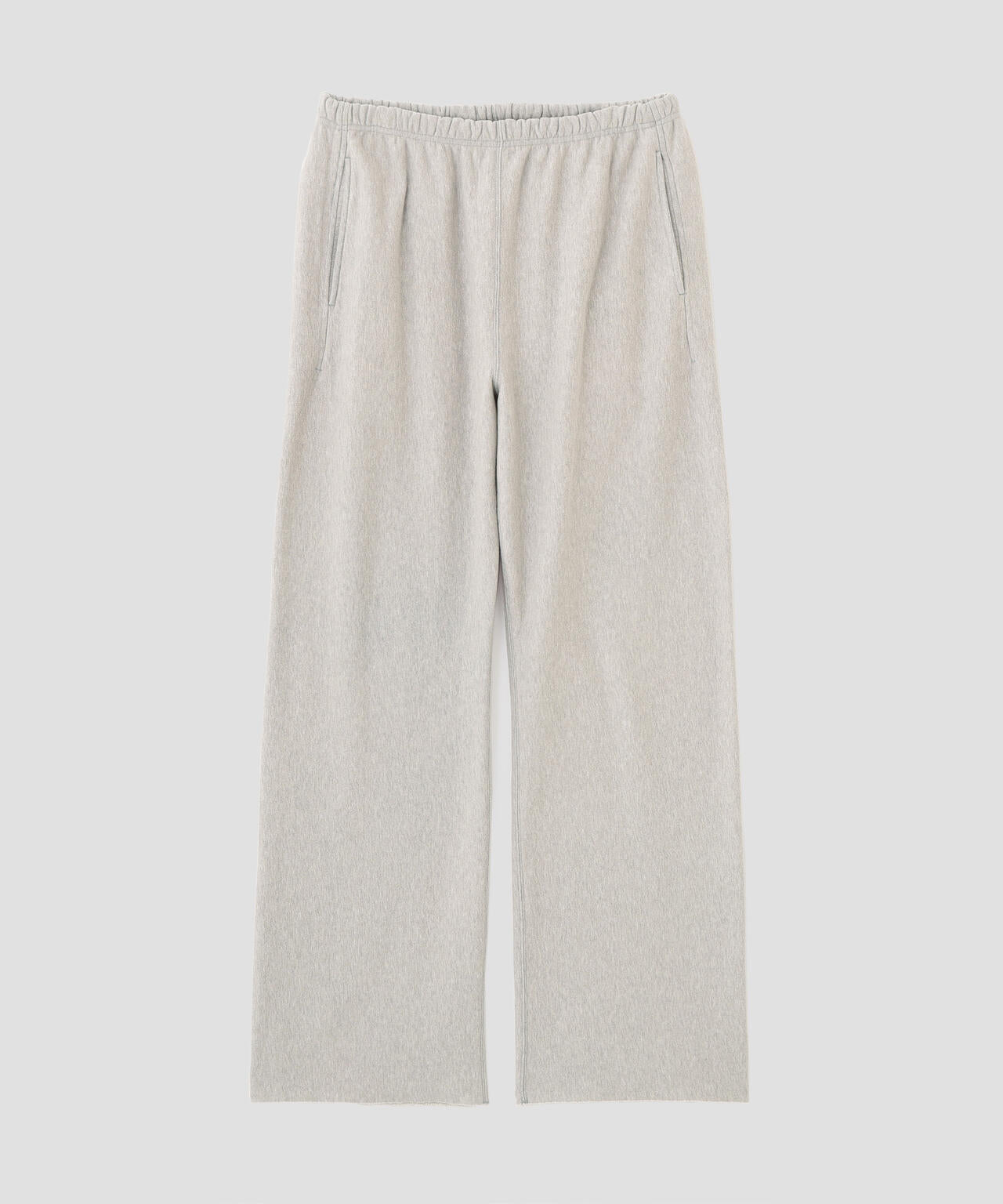 YLEVE / SUN-FADED COTTON SWEAT CUT-OFF PANTS