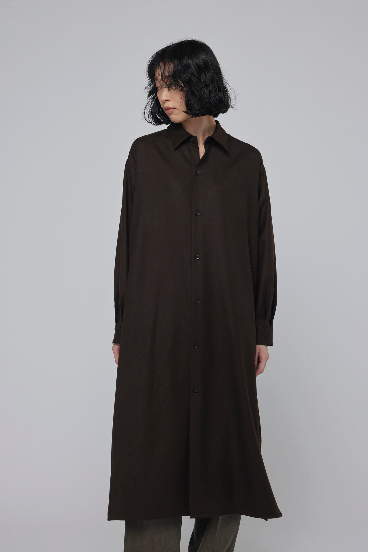 THE LIBRARY / WOOL FLANNEL ONE PIECE