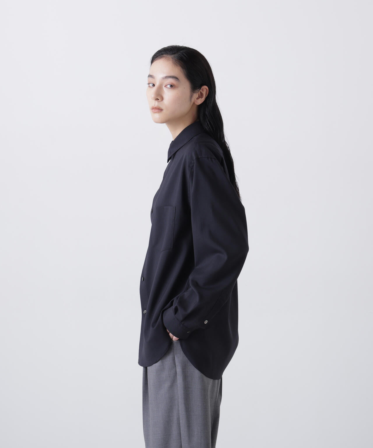 168cm B81cm W60cm H89cm 着用サイズ:S