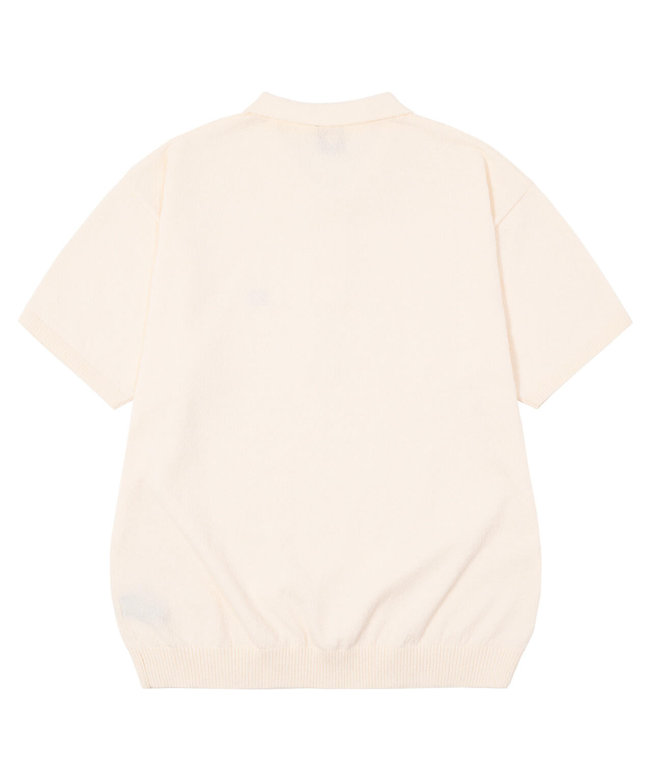 SERIF H KNIT POLO TOP