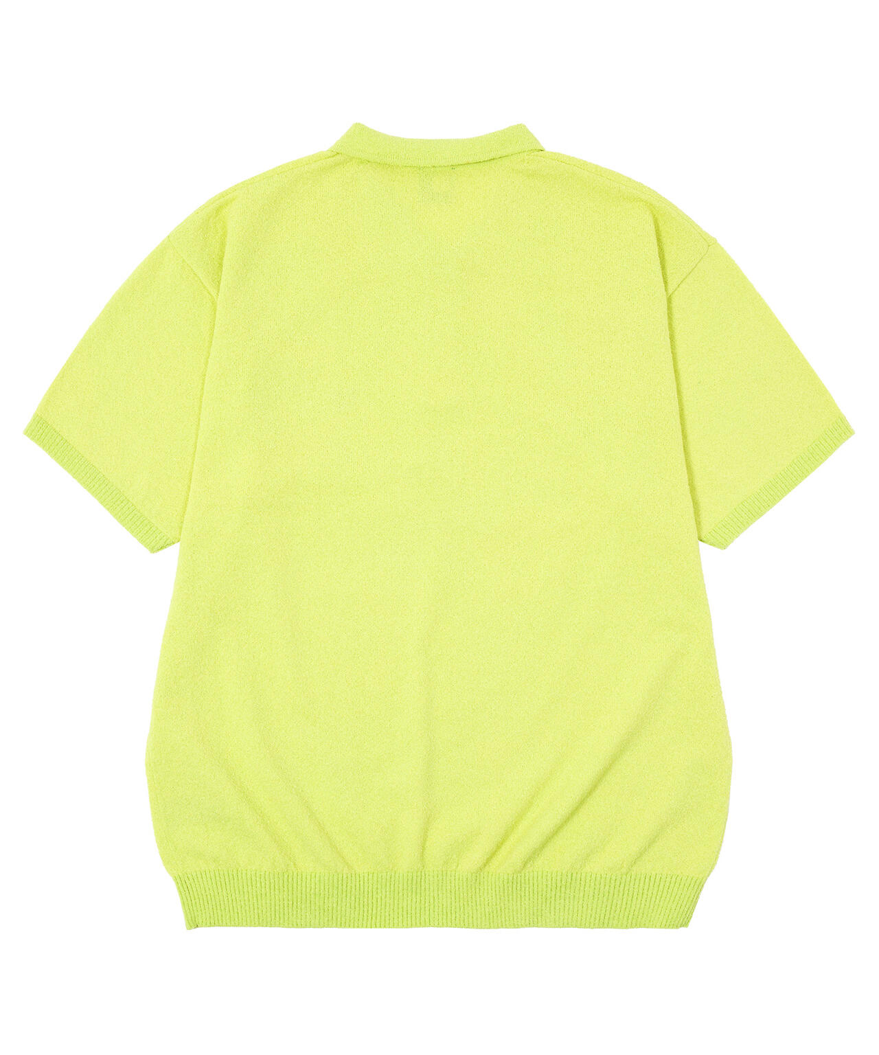 SERIF H KNIT POLO TOP