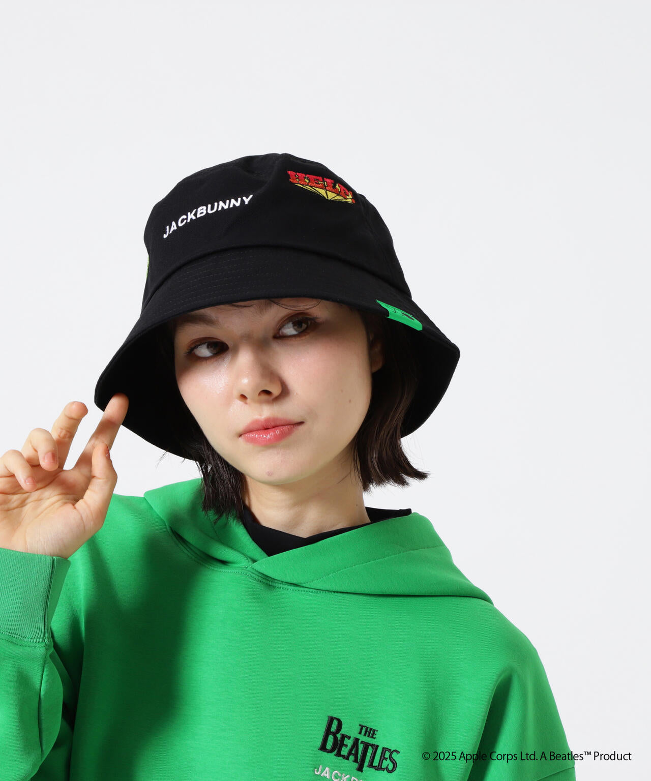 【The BEATLES ×Jack Bunny!!】ワッペンハット (UNISEX)