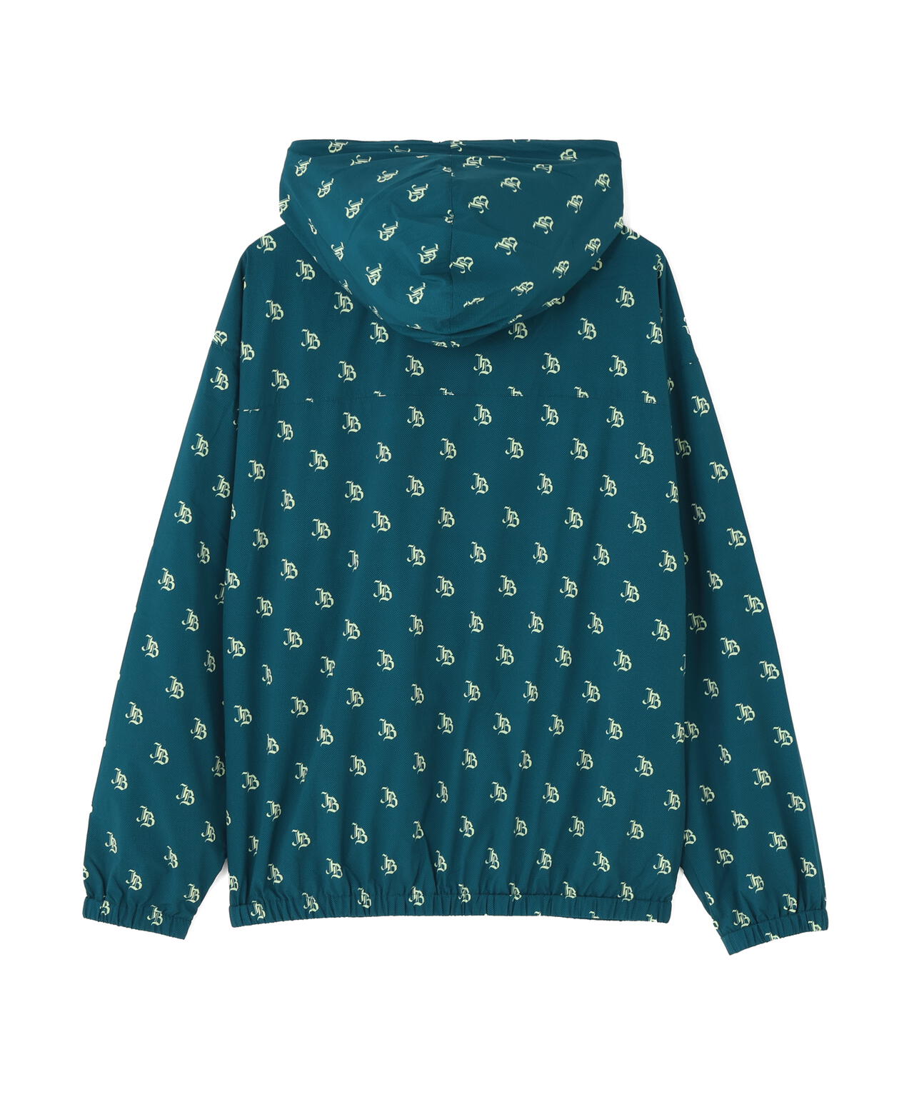 ゴシックロゴプリント裏メッシュフーディブルゾン (MENS)