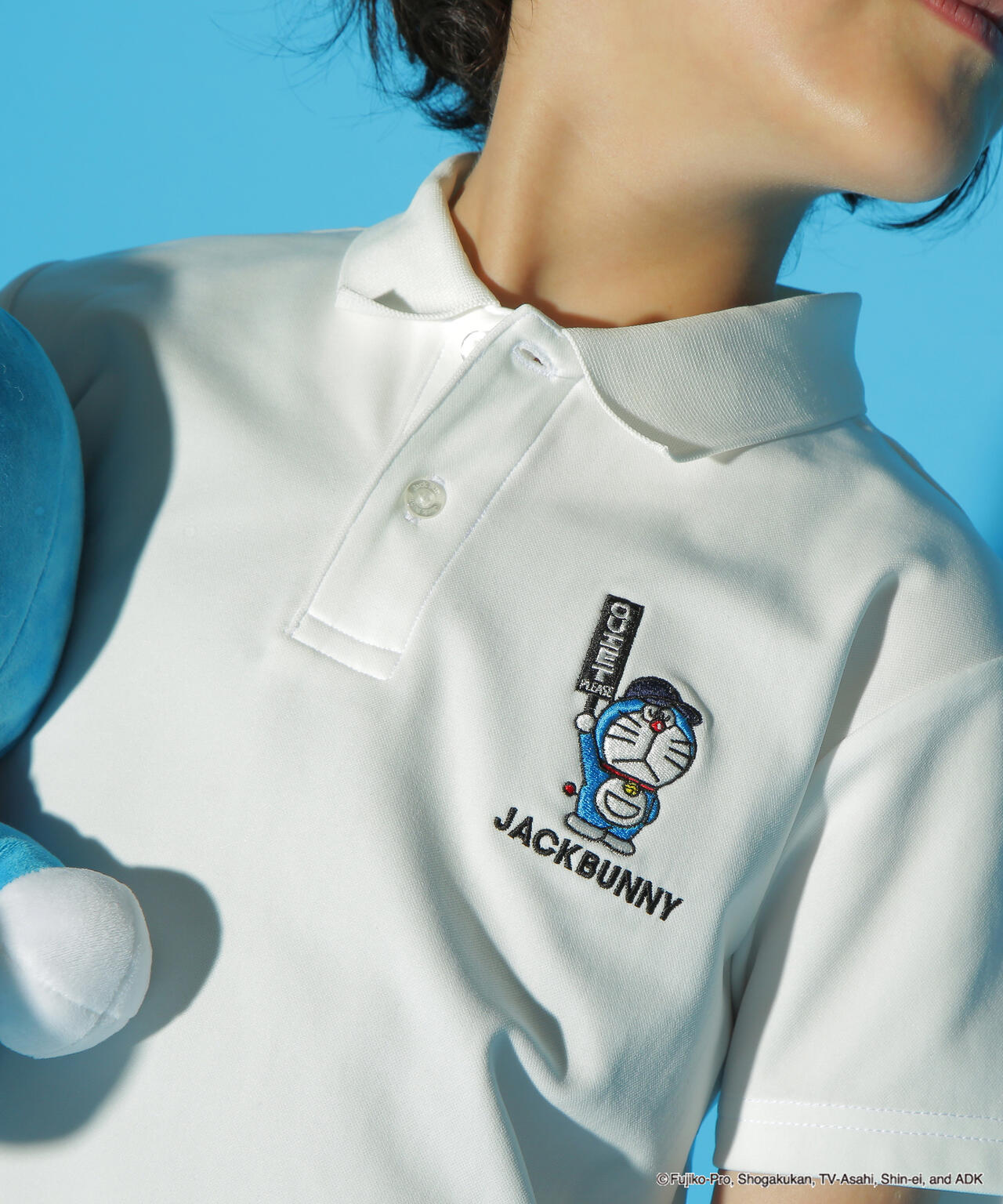 【ドラえもん】PEカノコ半袖ポロシャツ (ジュニア)