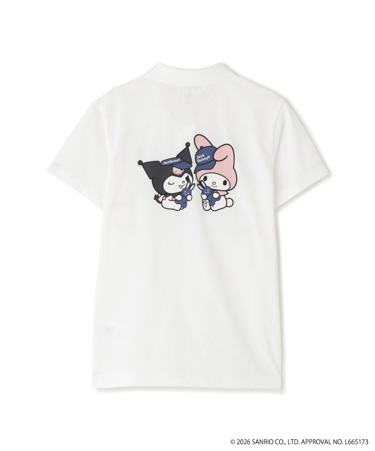 【マイメロディ・クロミ コラボ】プリント半袖ポロシャツ (ジュニア)