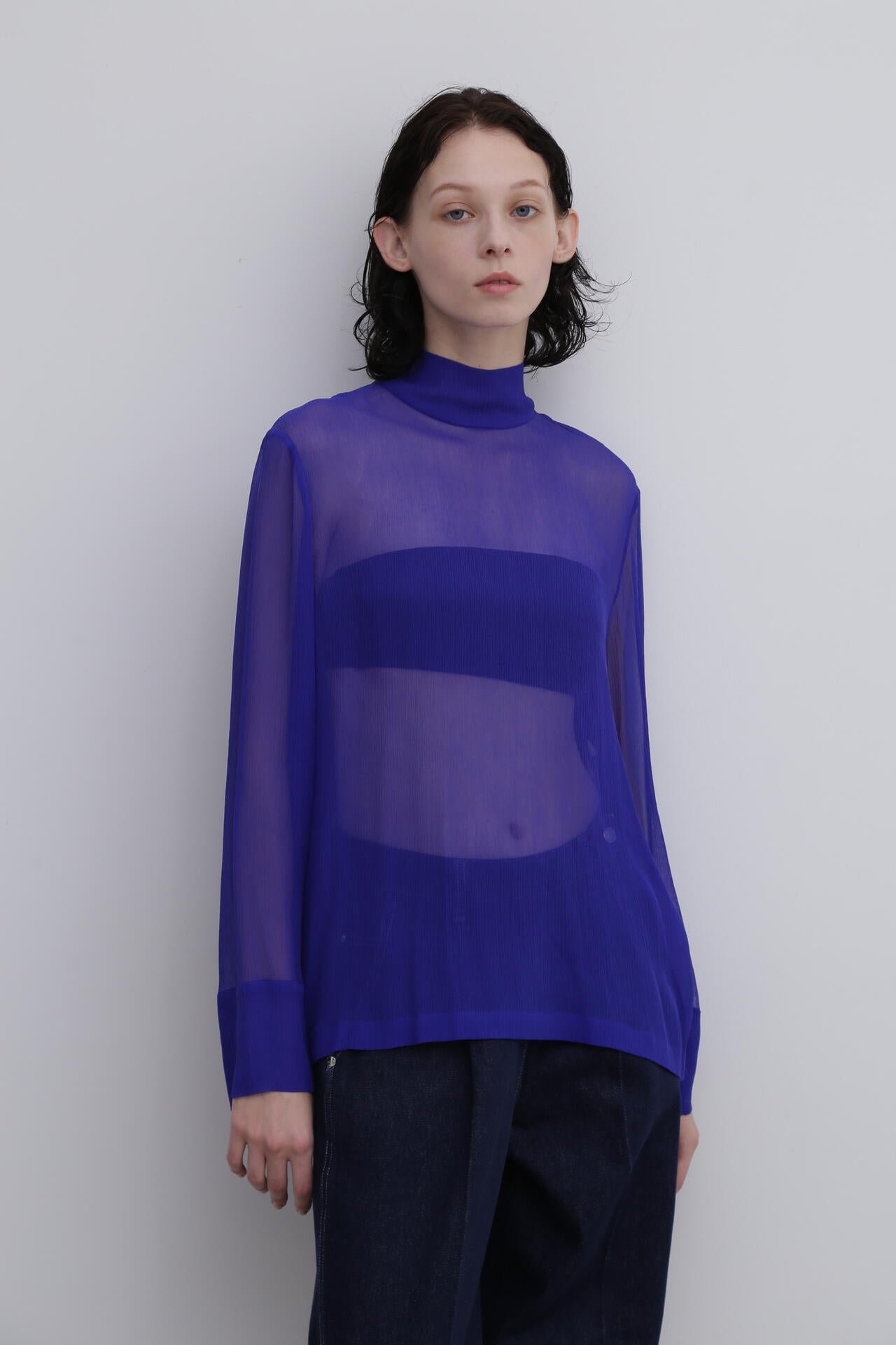 <UNiPH>シルククレープブラウス