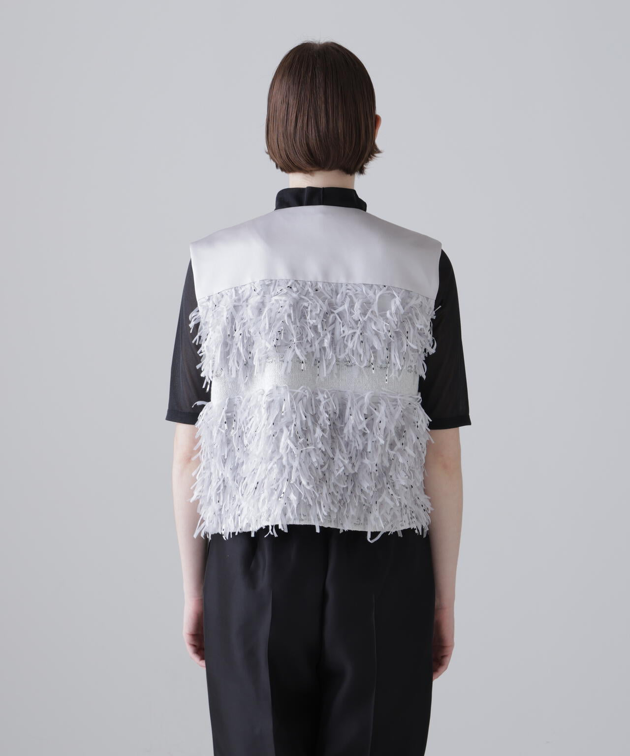 <BLACK LABEL>MALHIAシーアネモネジャガードジレ