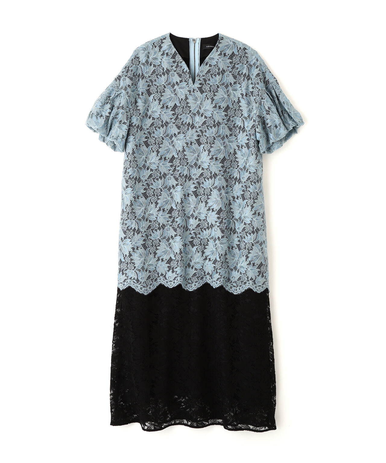 <BLACK LABEL>ラスターコードレースワンピース