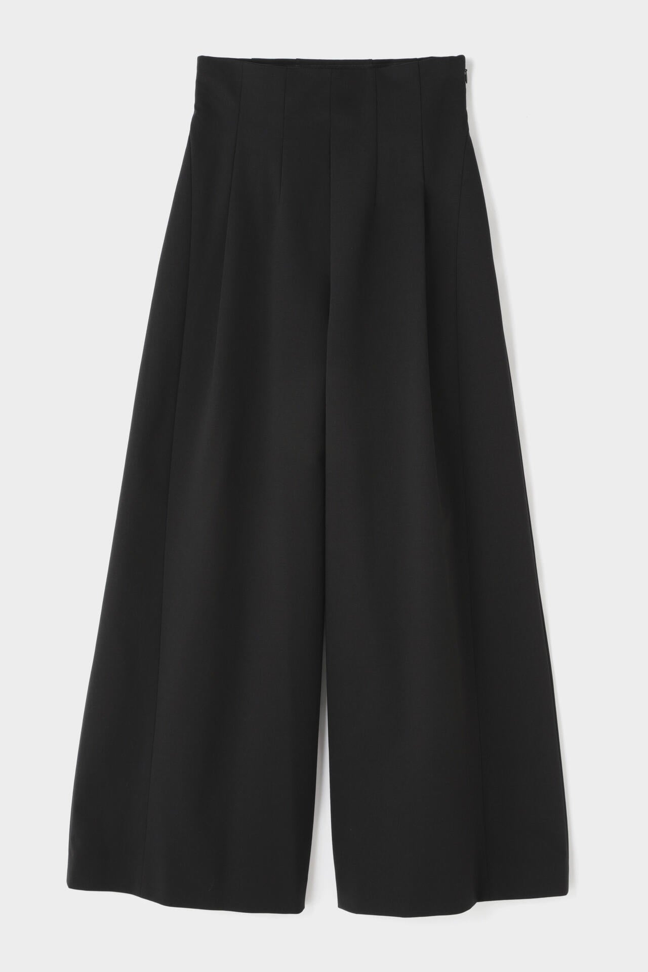 ハイストレッチポンチハイウエストワイドパンツ