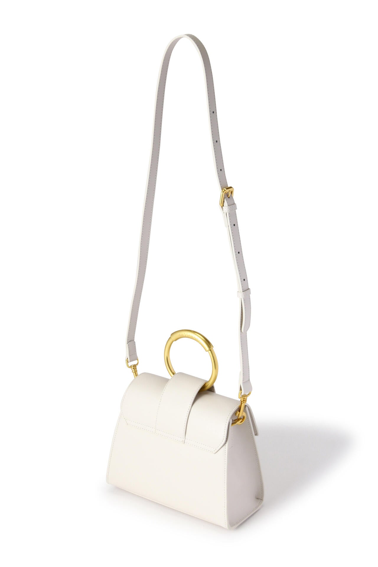 【KASSANDRE Paris】GAIA Small Round Gold Metal Hnadle Bag