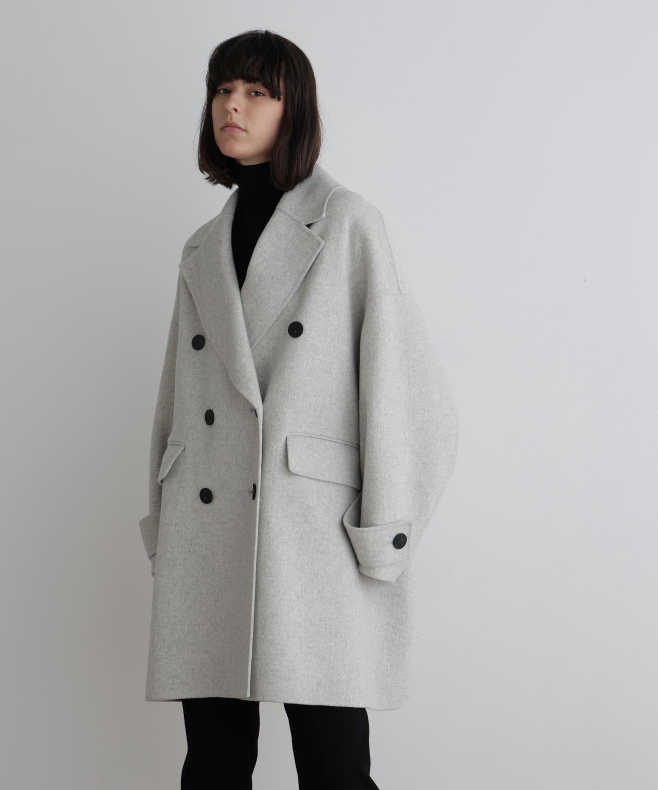 ソフトウールリバーオーバーPコート