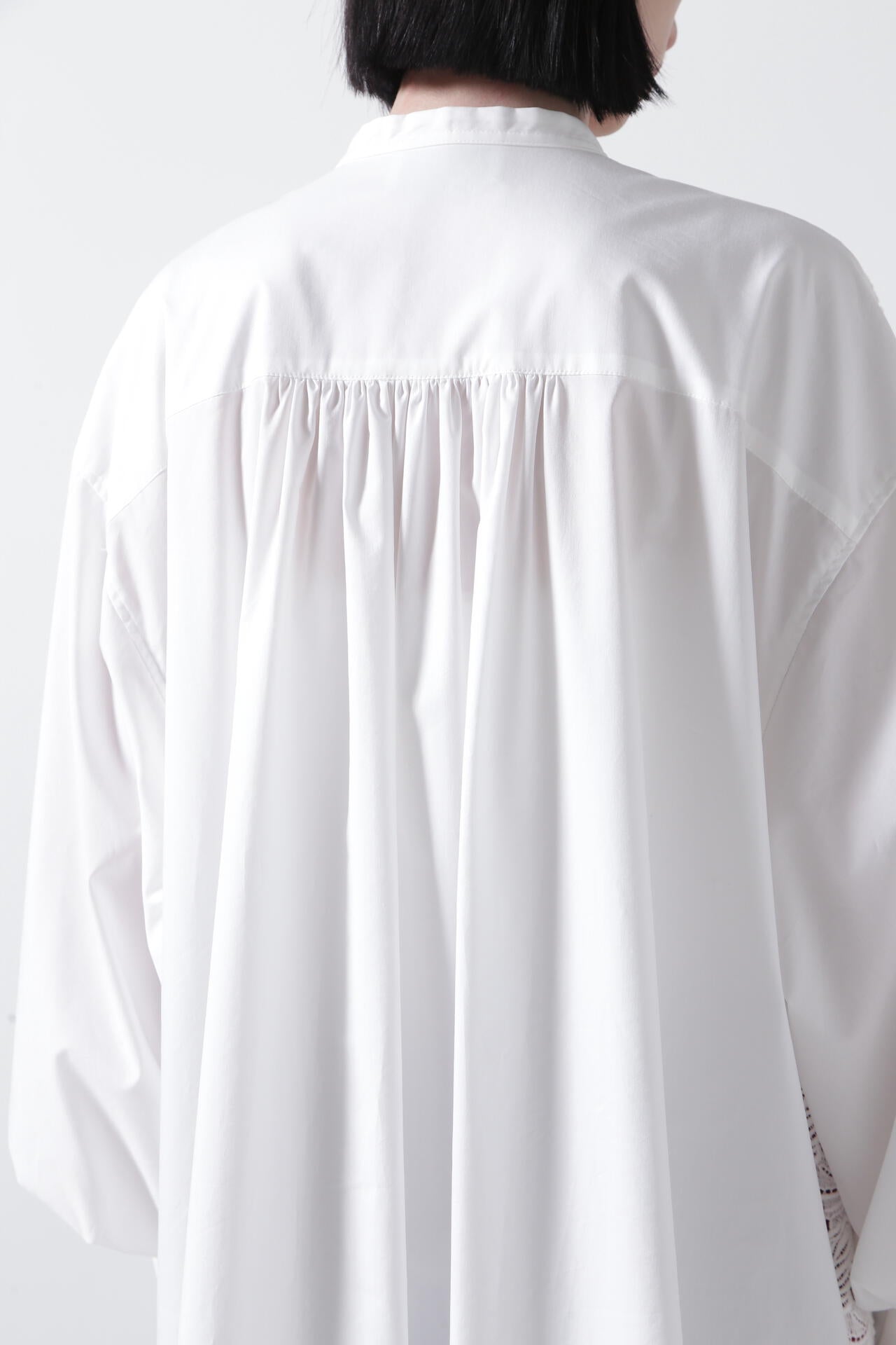 Lace Combi Shirt Dress