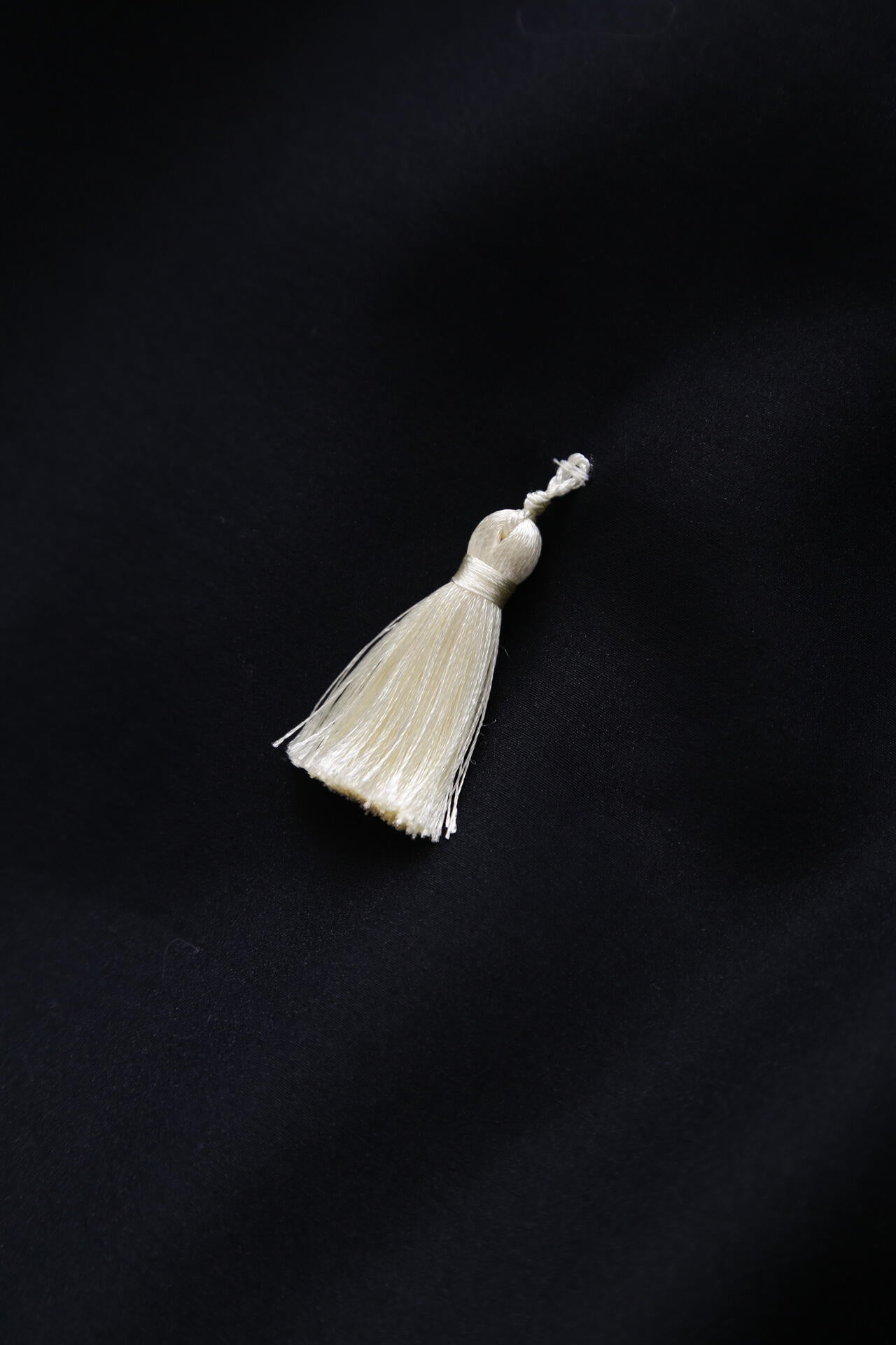 Sheer Organdy Tassel Skirt