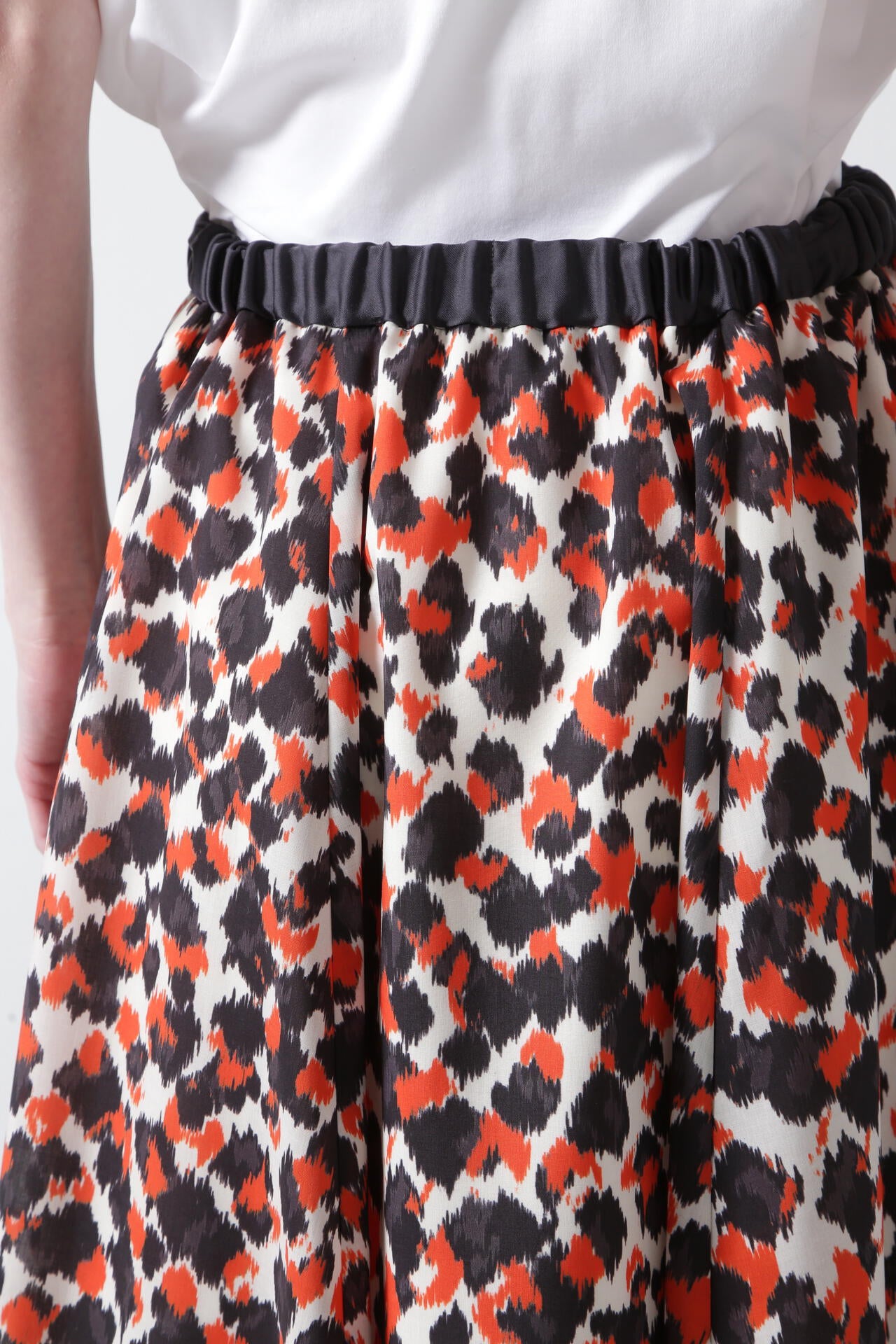 Printed Flare Skirt