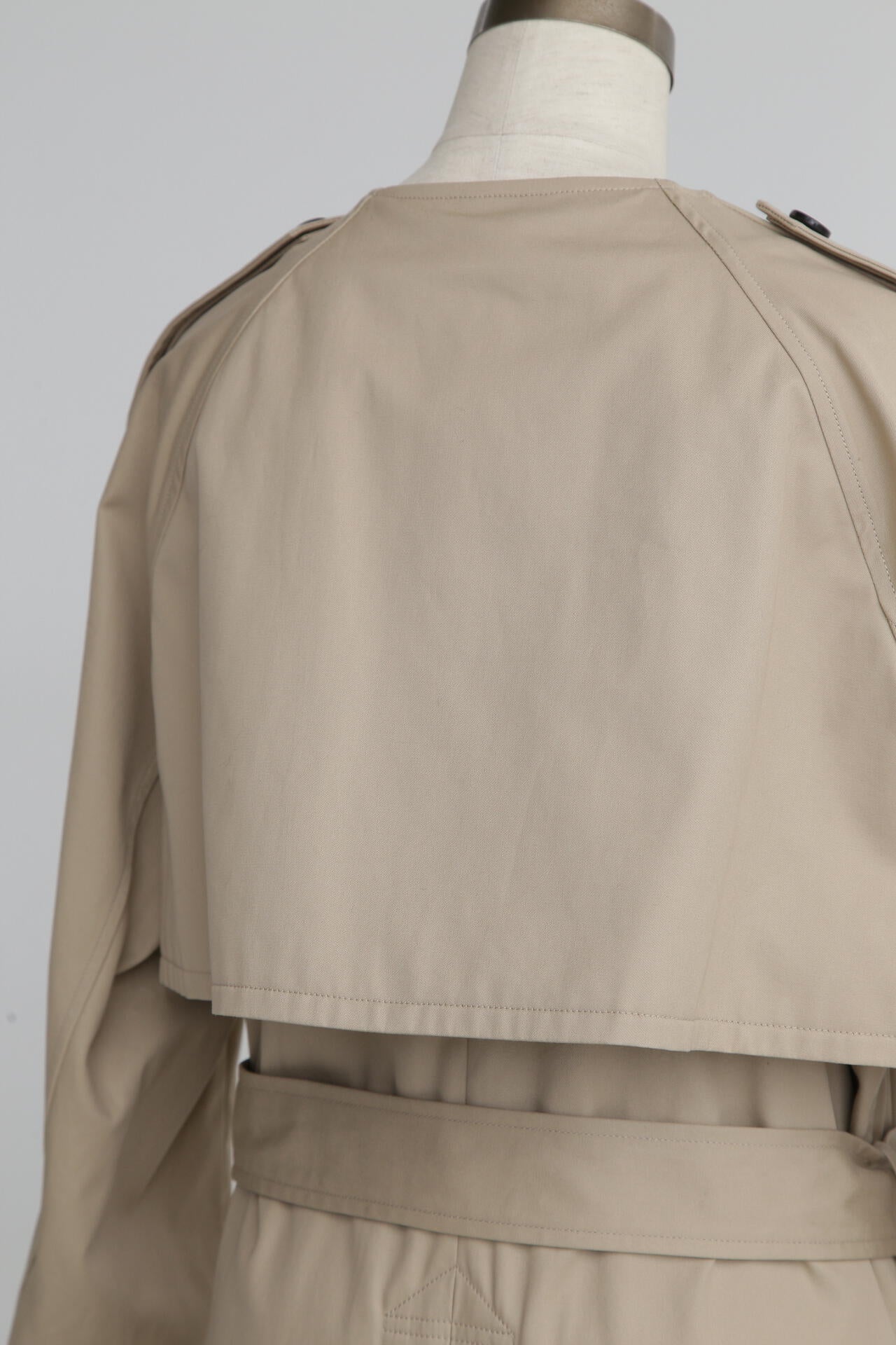 No Collar Trench Coat