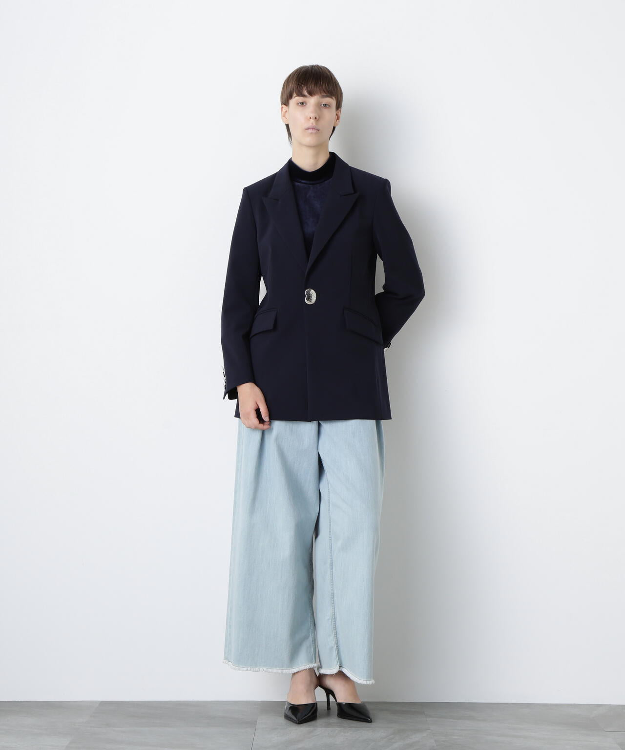 Velour Organdy Pullover