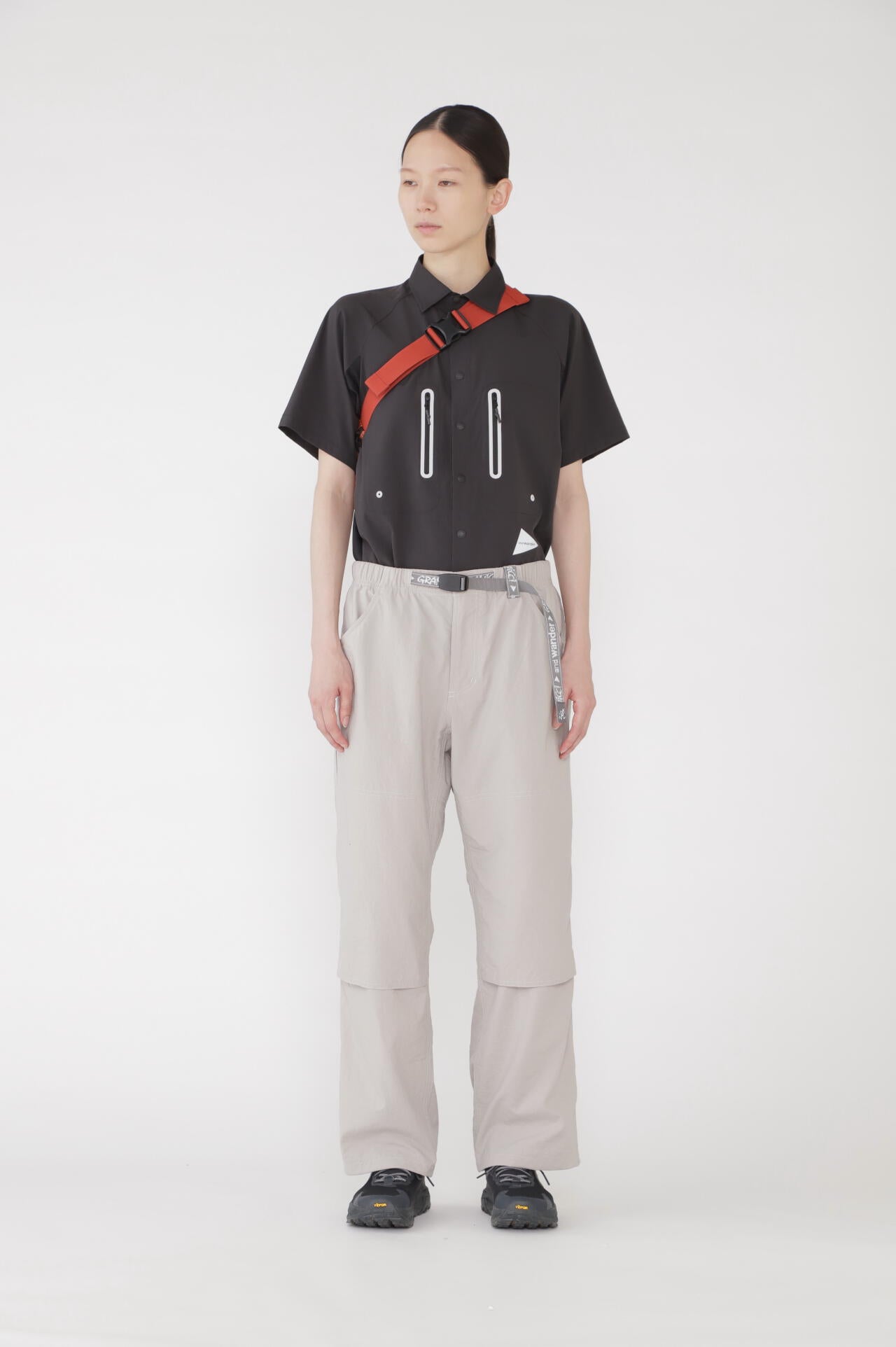 GRAMICCI × and wander nylon double knee pant