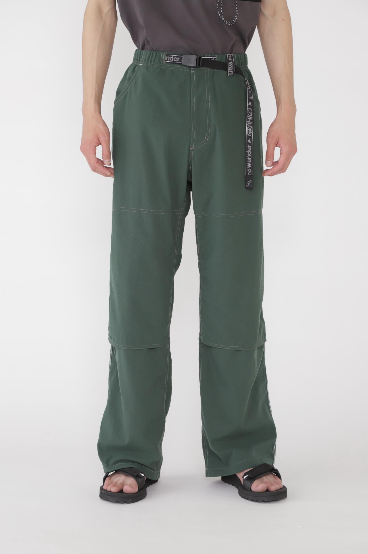 GRAMICCI × and wander nylon double knee pant