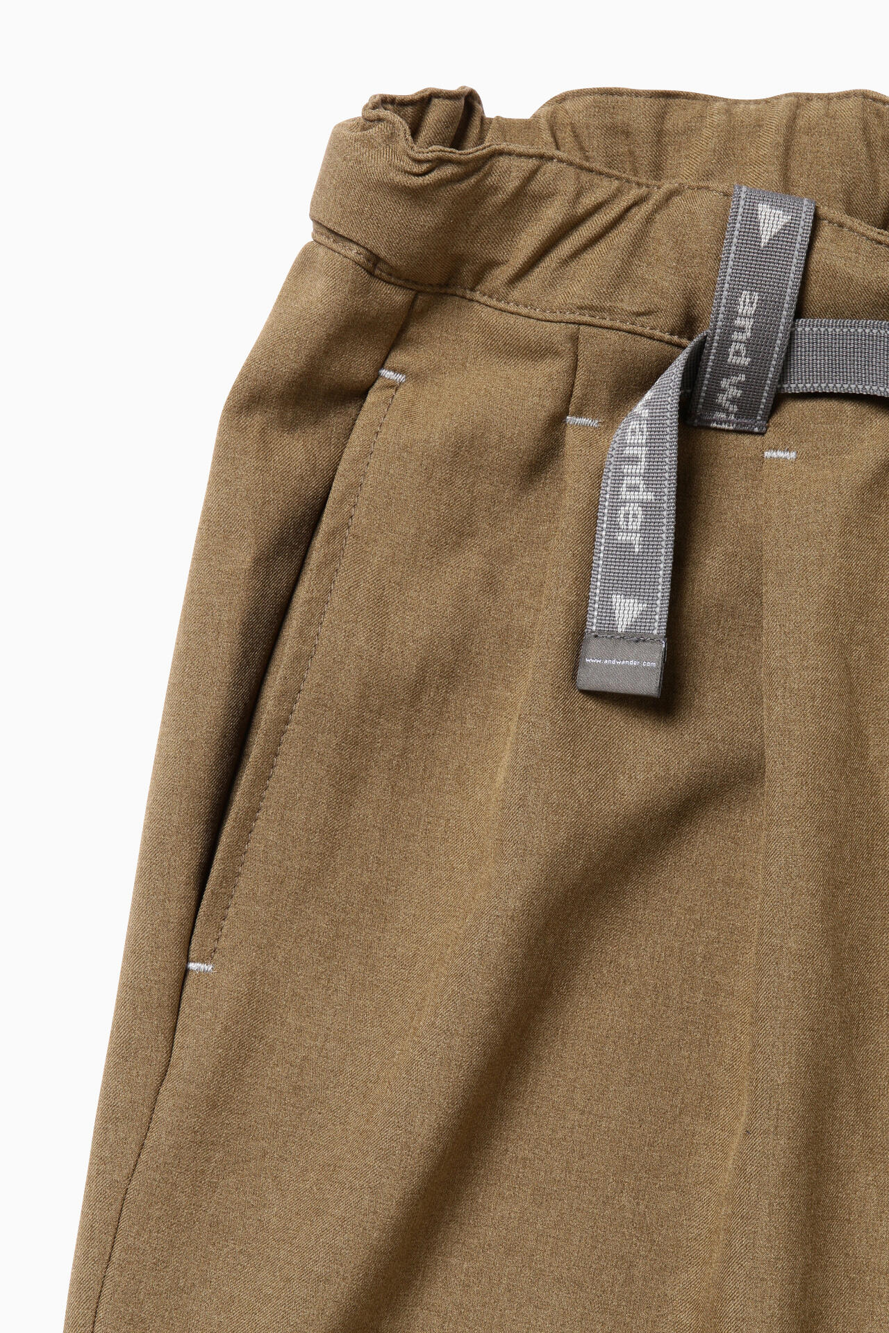 PE melange twill pants