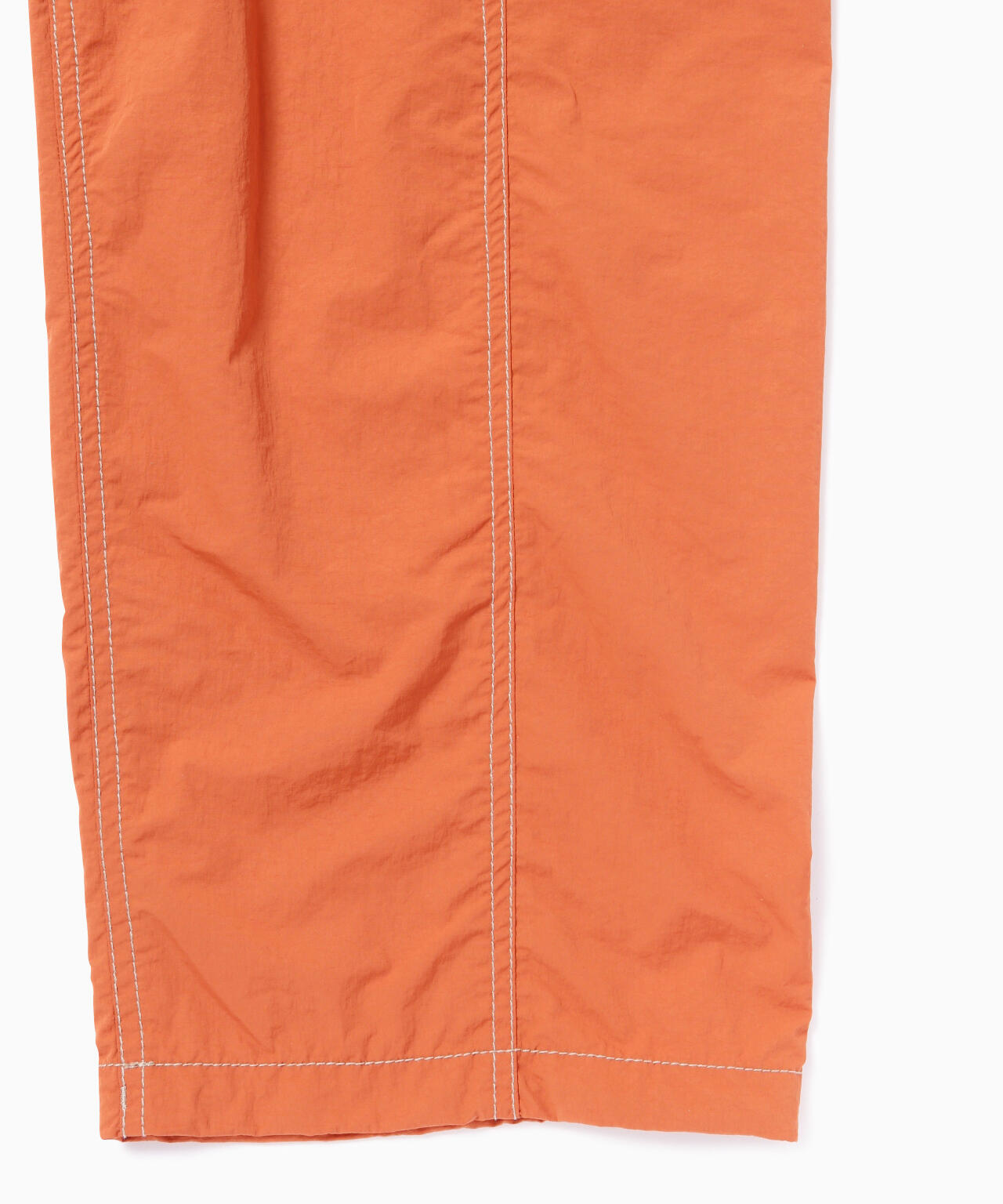 crinkled nylon pants