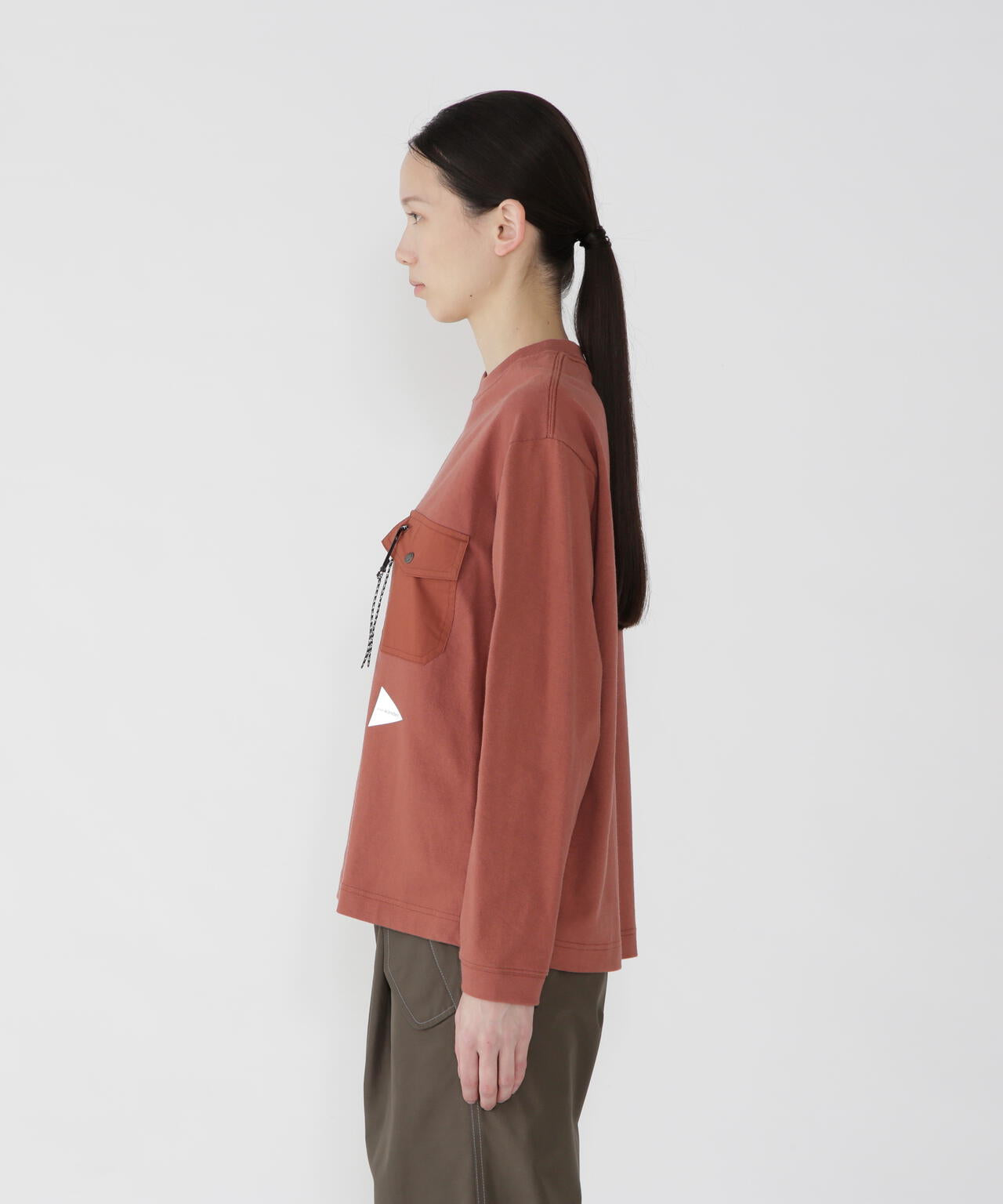 heavy cotton pocket LS T