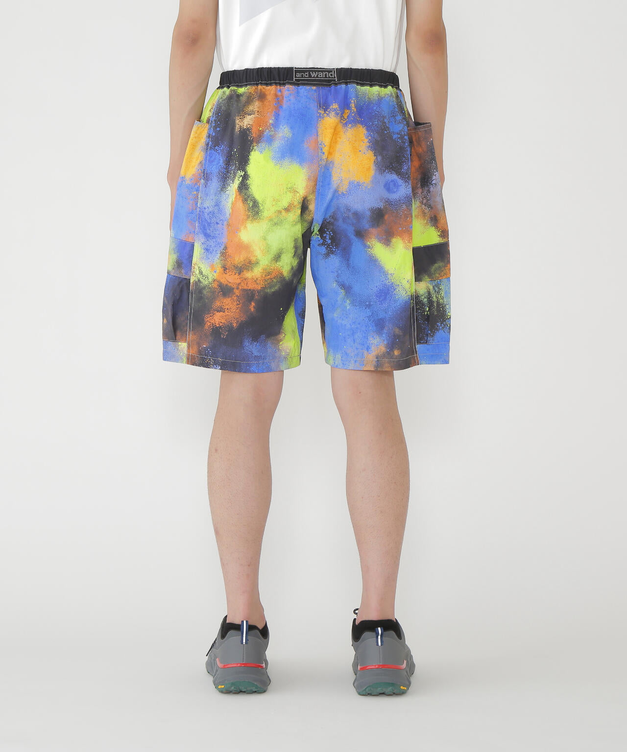 Gramicci × and wander brushed nylon short pants