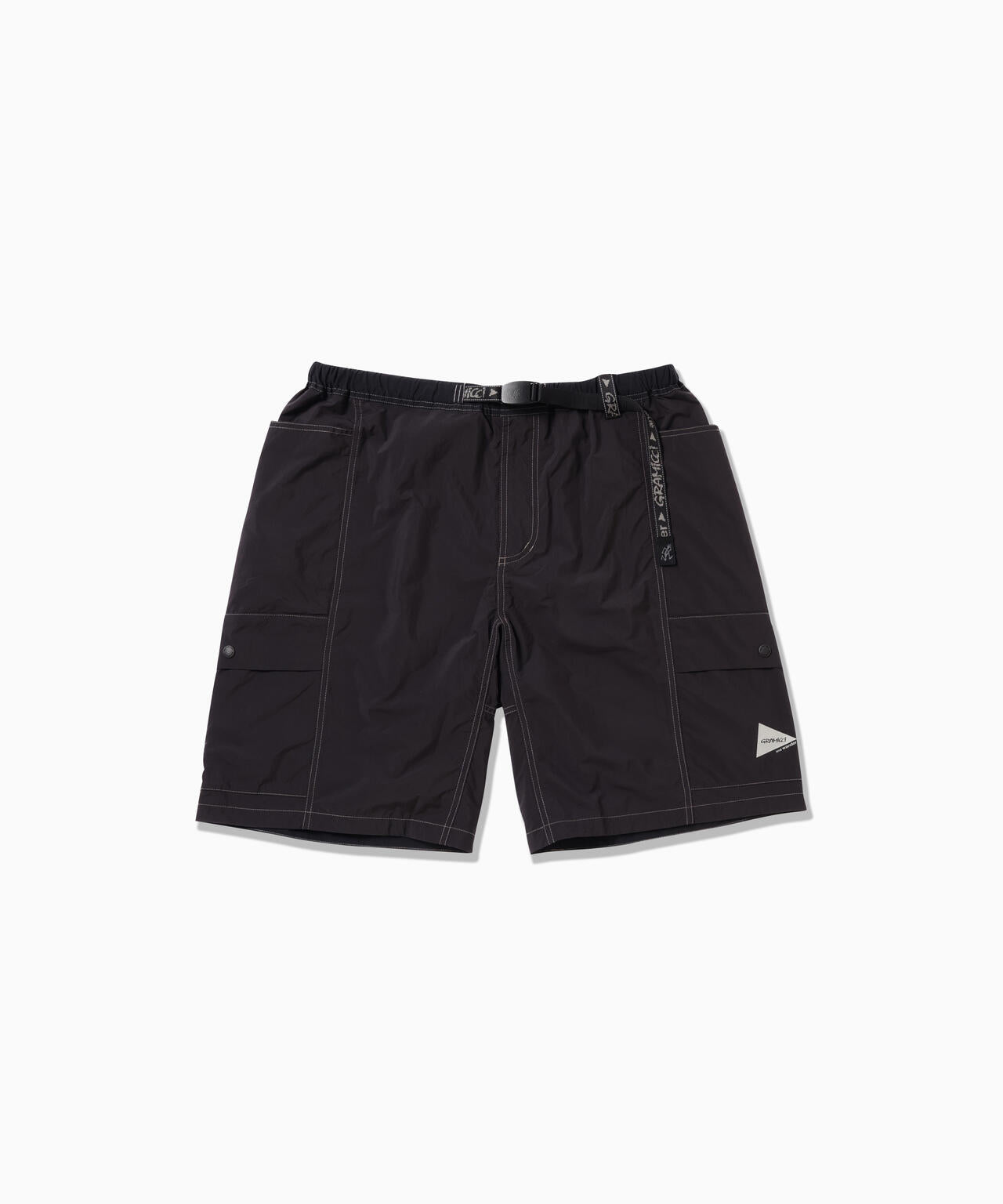 Gramicci × and wander brushed nylon short pants