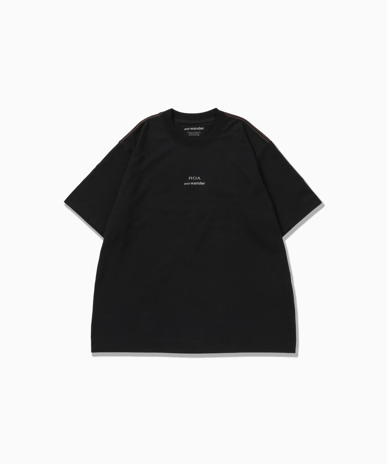 ROA × and wander LOGO printed T