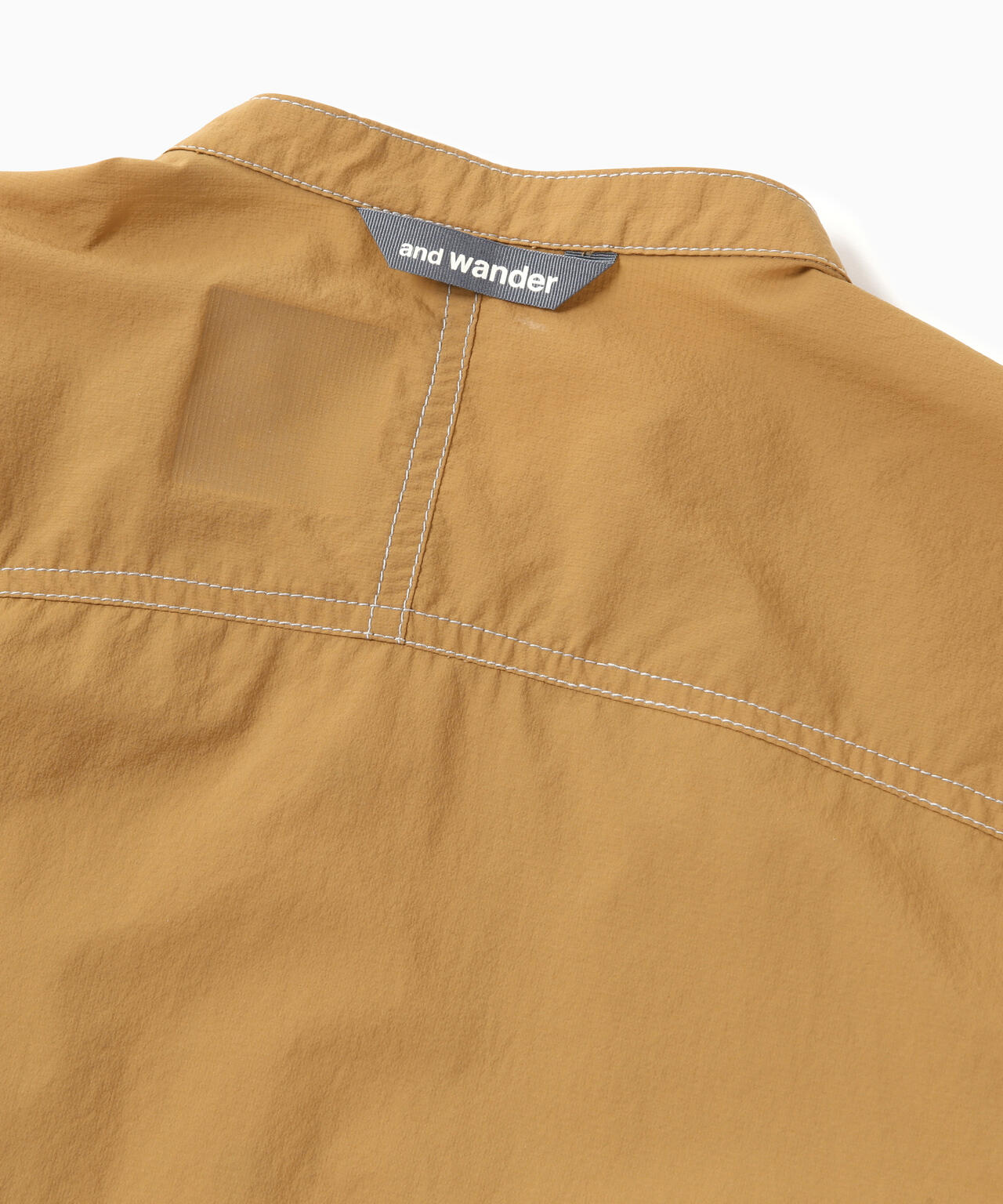 stretch rip band collar shirt