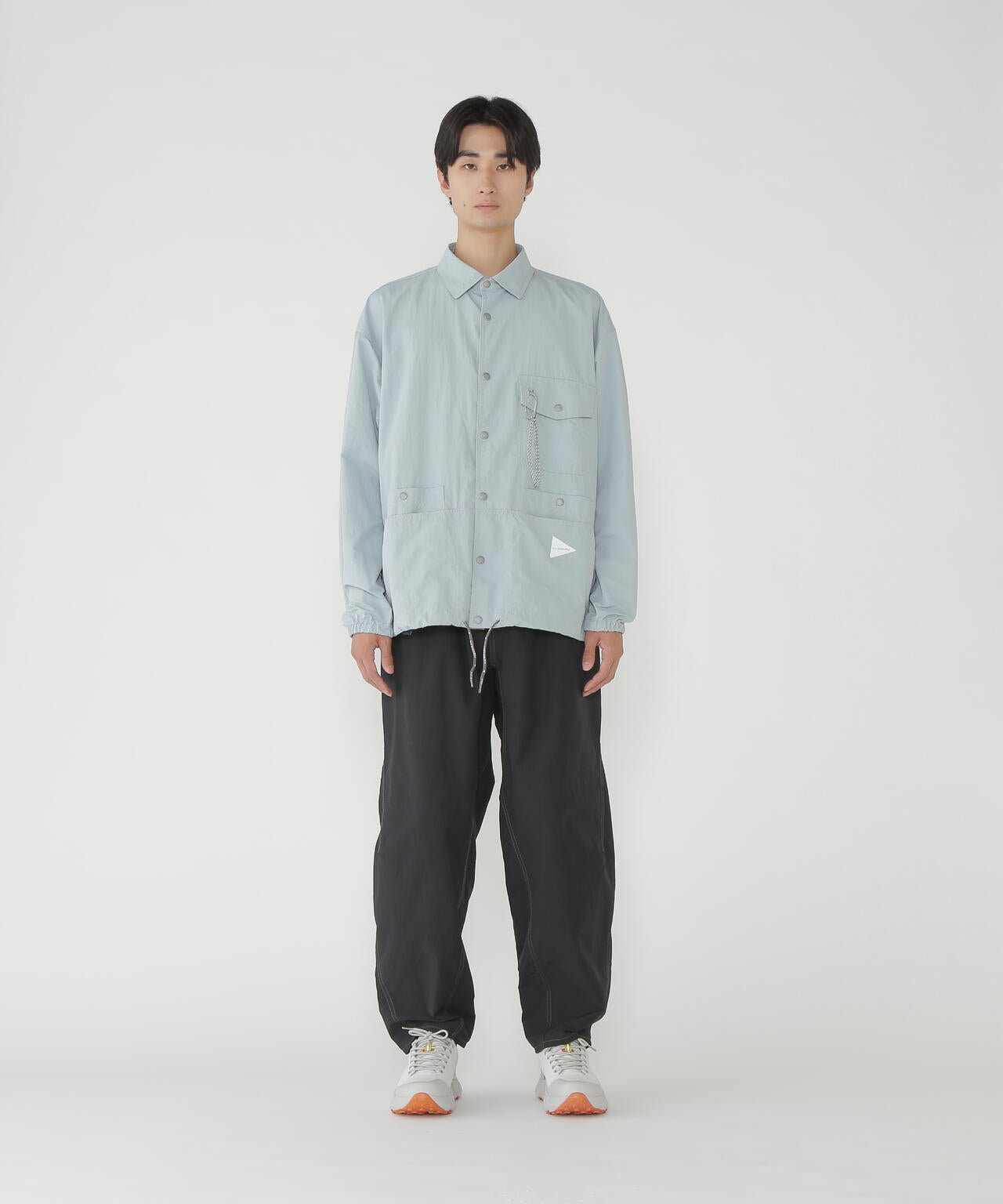 crinkled nylon shrits jacket