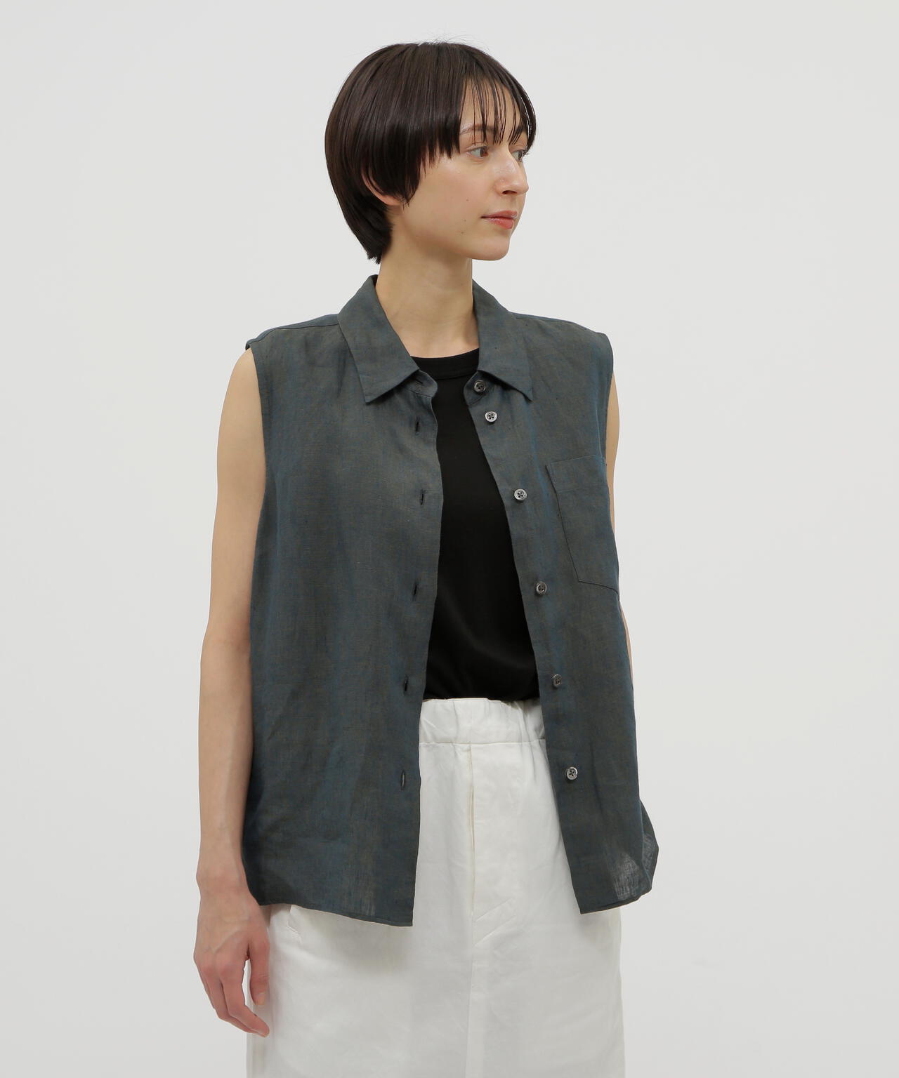 LINEN CHAMBRAY SHIRT
