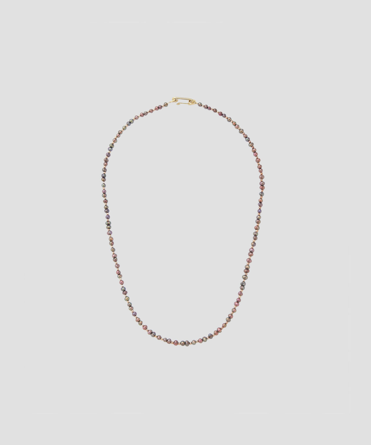 PLATED GOLD BEADS + PEARL
