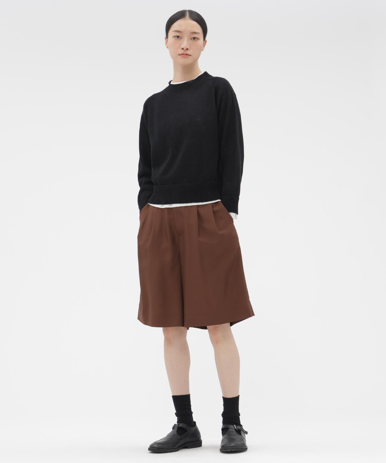 MATT SILK TROUSERS