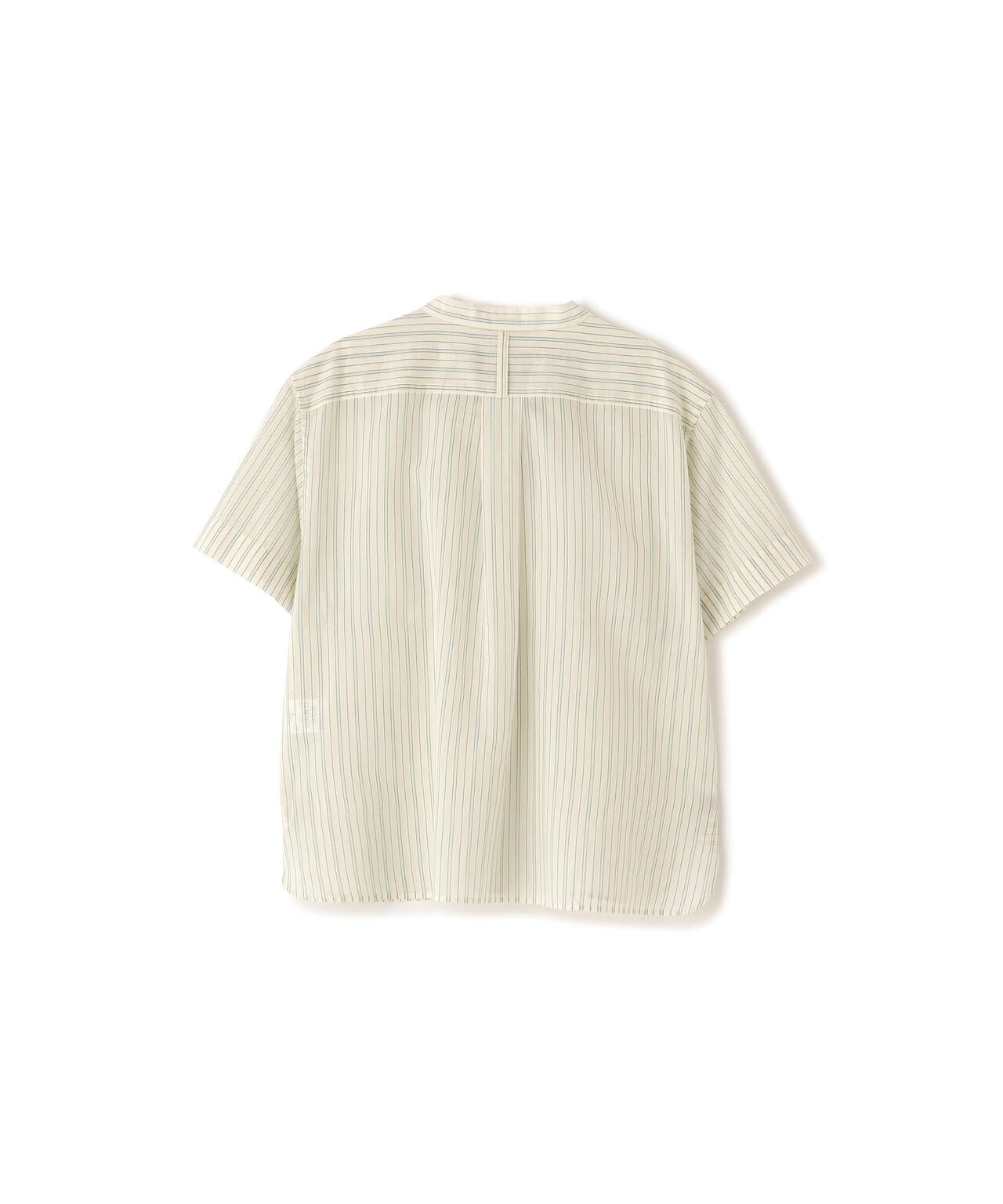 COTTON SILK GRAPHIC STRIPE SHIRT